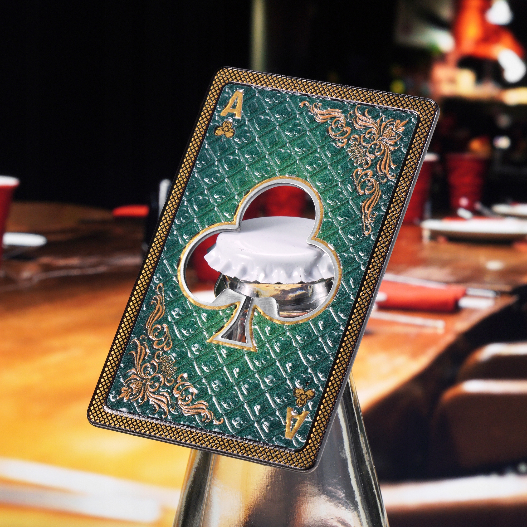 Otwieracz do butelek Lurs 8 cm zielony trefl