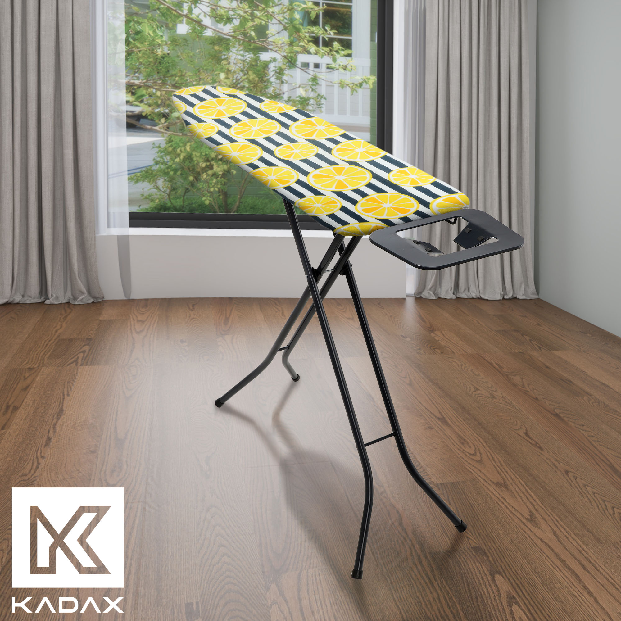 Pokrowiec na deskę do prasowania Tomar 123 x 45 cm cytryny