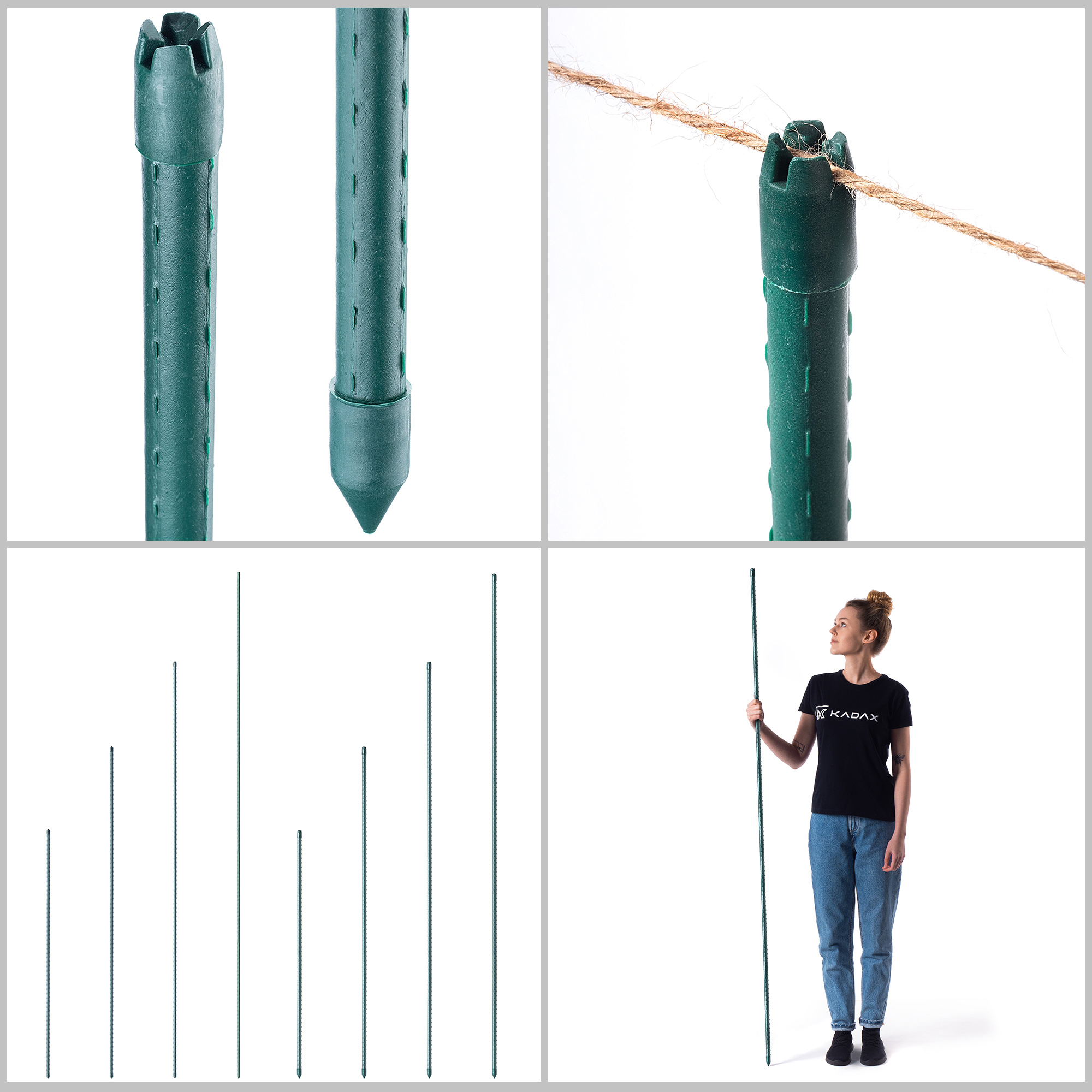 Podpora ogrodowa tyczka do roślin Trang 180cm 16mm 5szt
