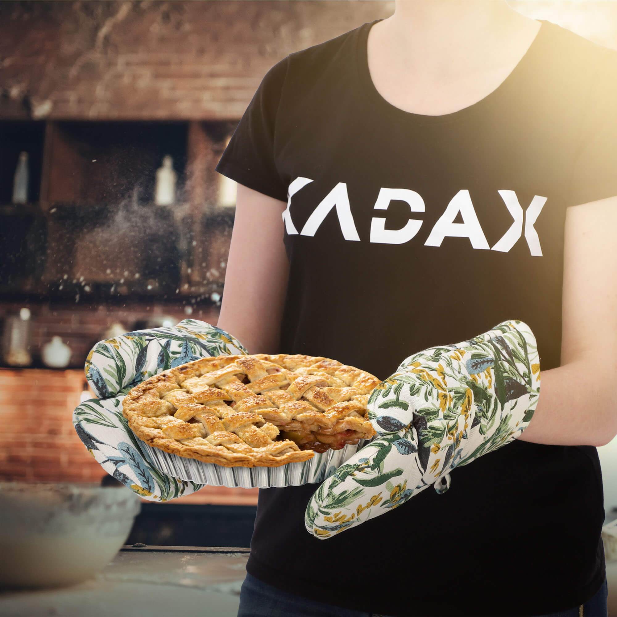 Forma karbowana do pieczenia tarty 22 x 3 cm