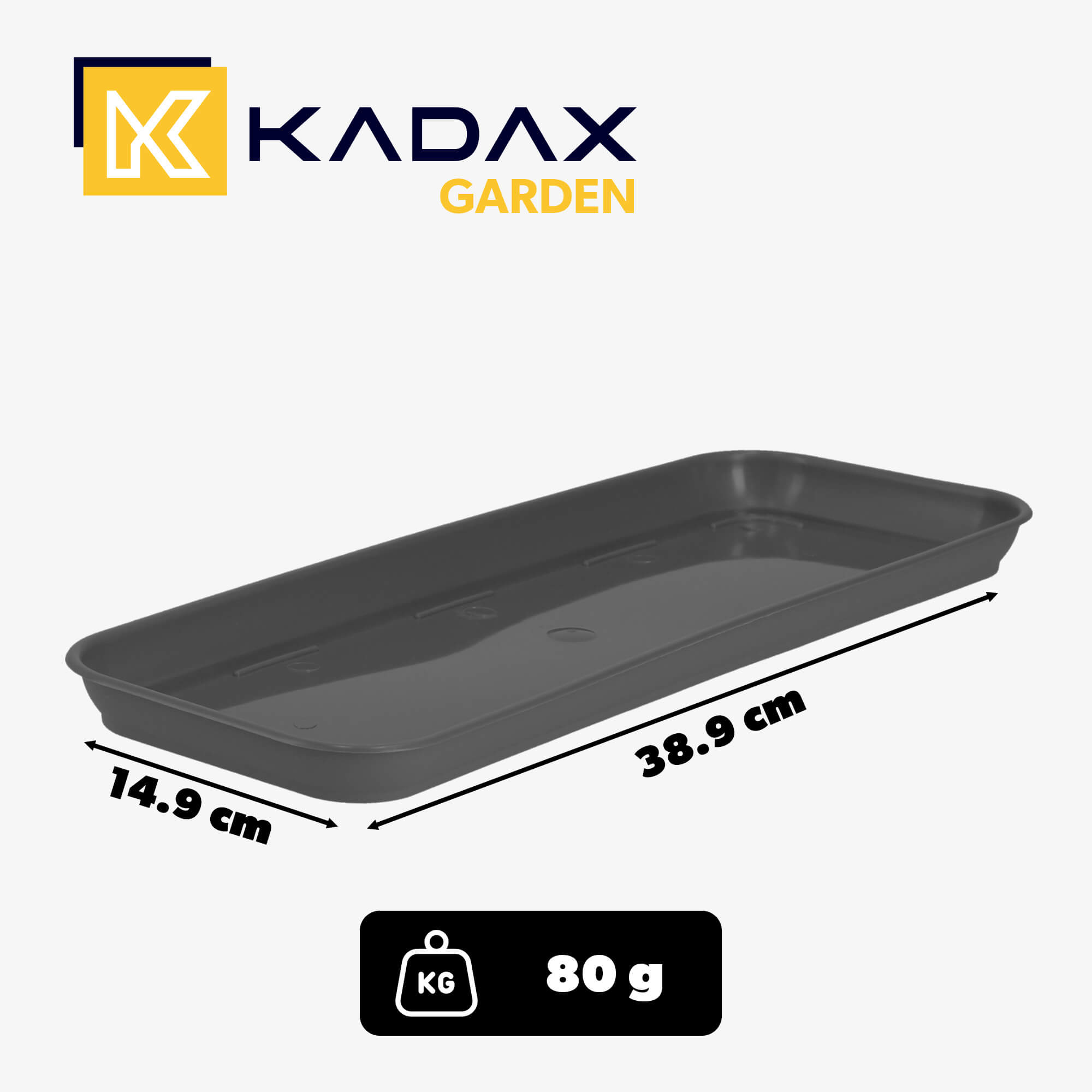 Podstawka na skrzynkę balkonową Evron 40 cm, antracyt