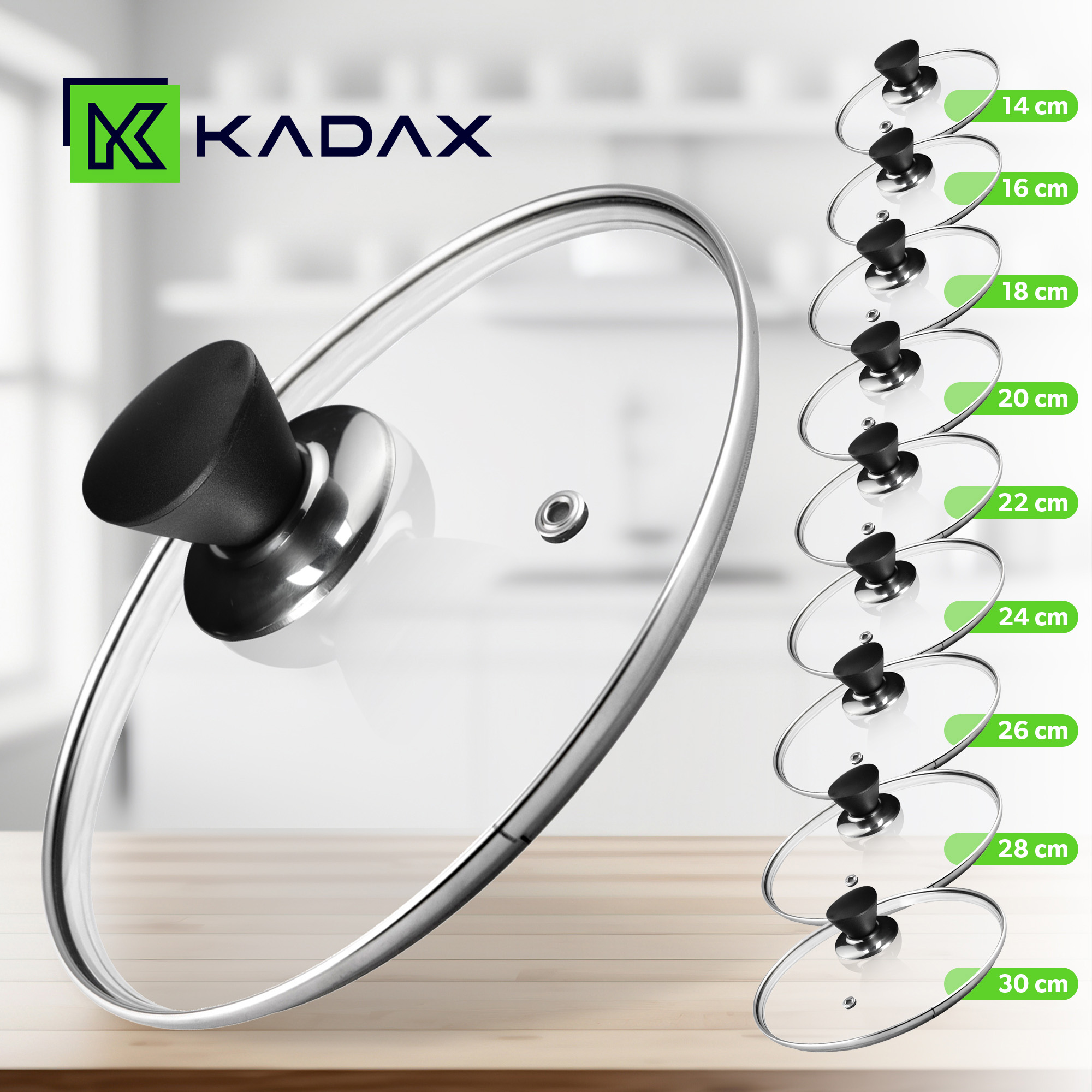 Zestaw pokryw żaroodpornych Taranto 20,24,28 cm