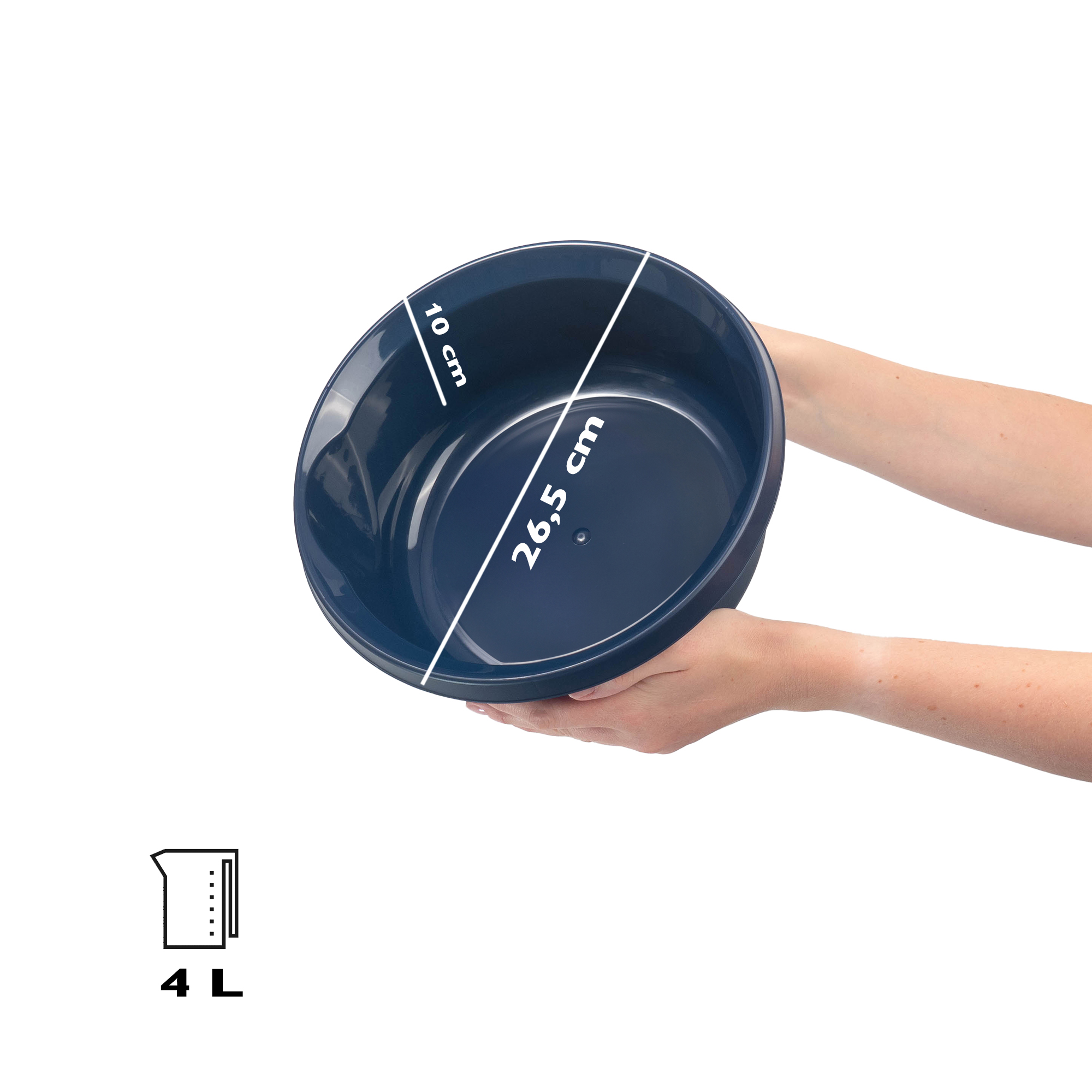 Miska łazienkowa Loja matowa 4L, granat