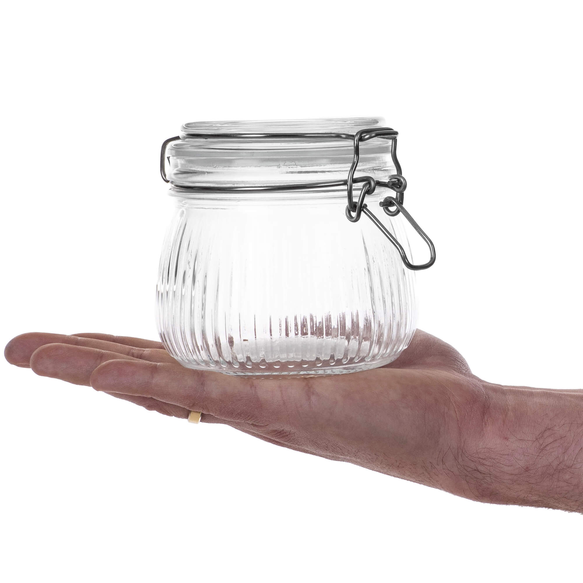 Pojemnik szklany z pokrywą Samo 500 ml 3 szt.