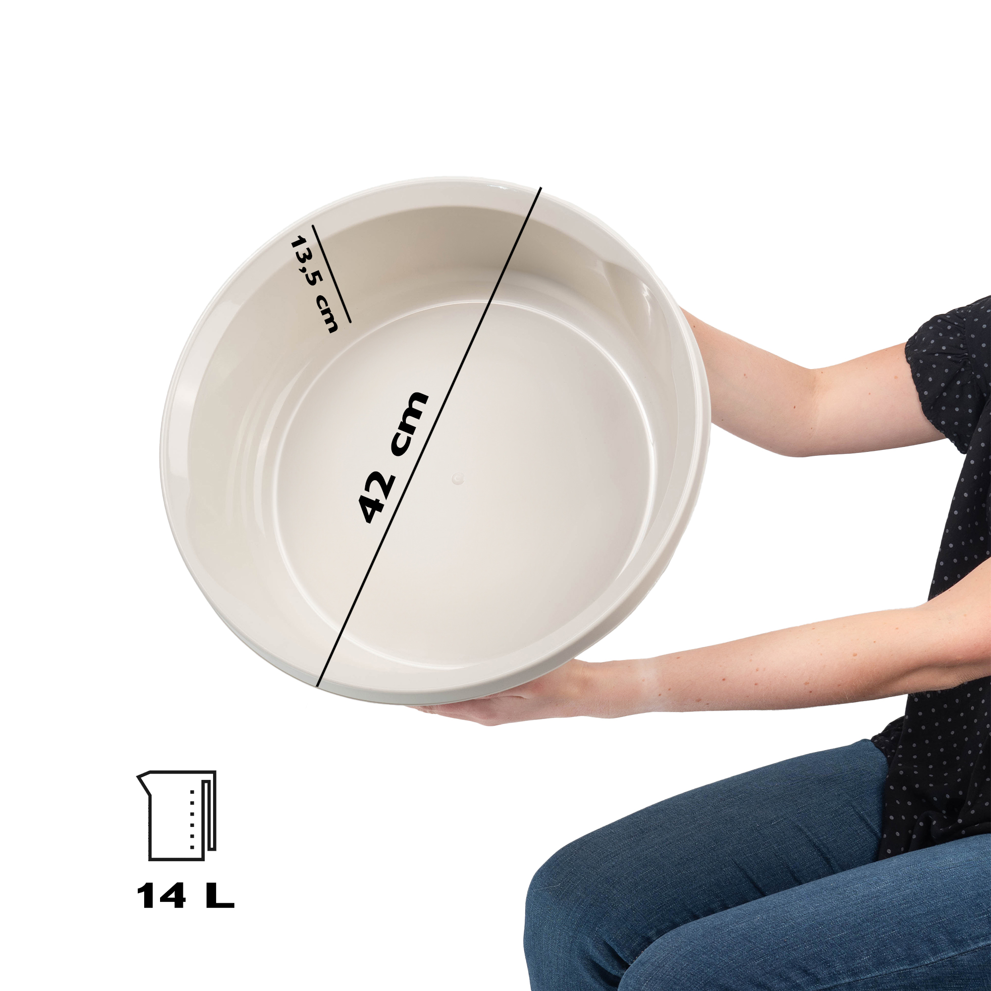 Miska łazienkowa Loja matowa 14L, biała