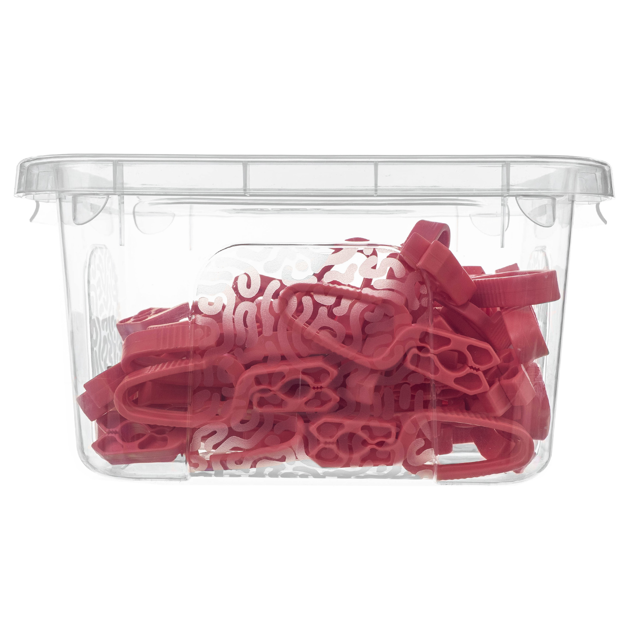 Klamerki na pranie Albet czerwony 50szt+multibox