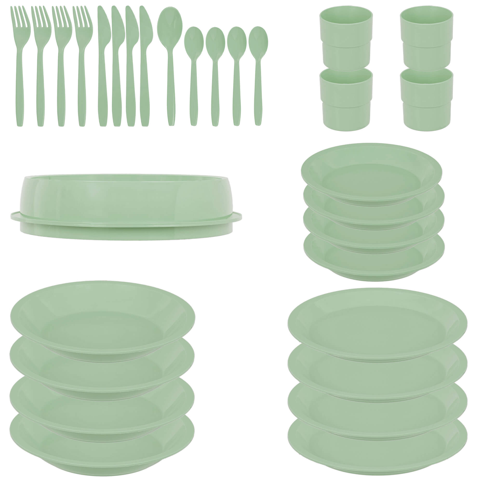 Zestaw kempingowy Curver Camping Set zielony