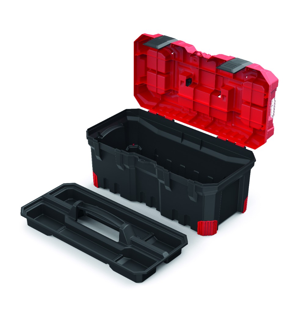 KISTENBERG Skrzynka narzędziowa Titan PLUS 50 20 - KTIP5025 - czerwony