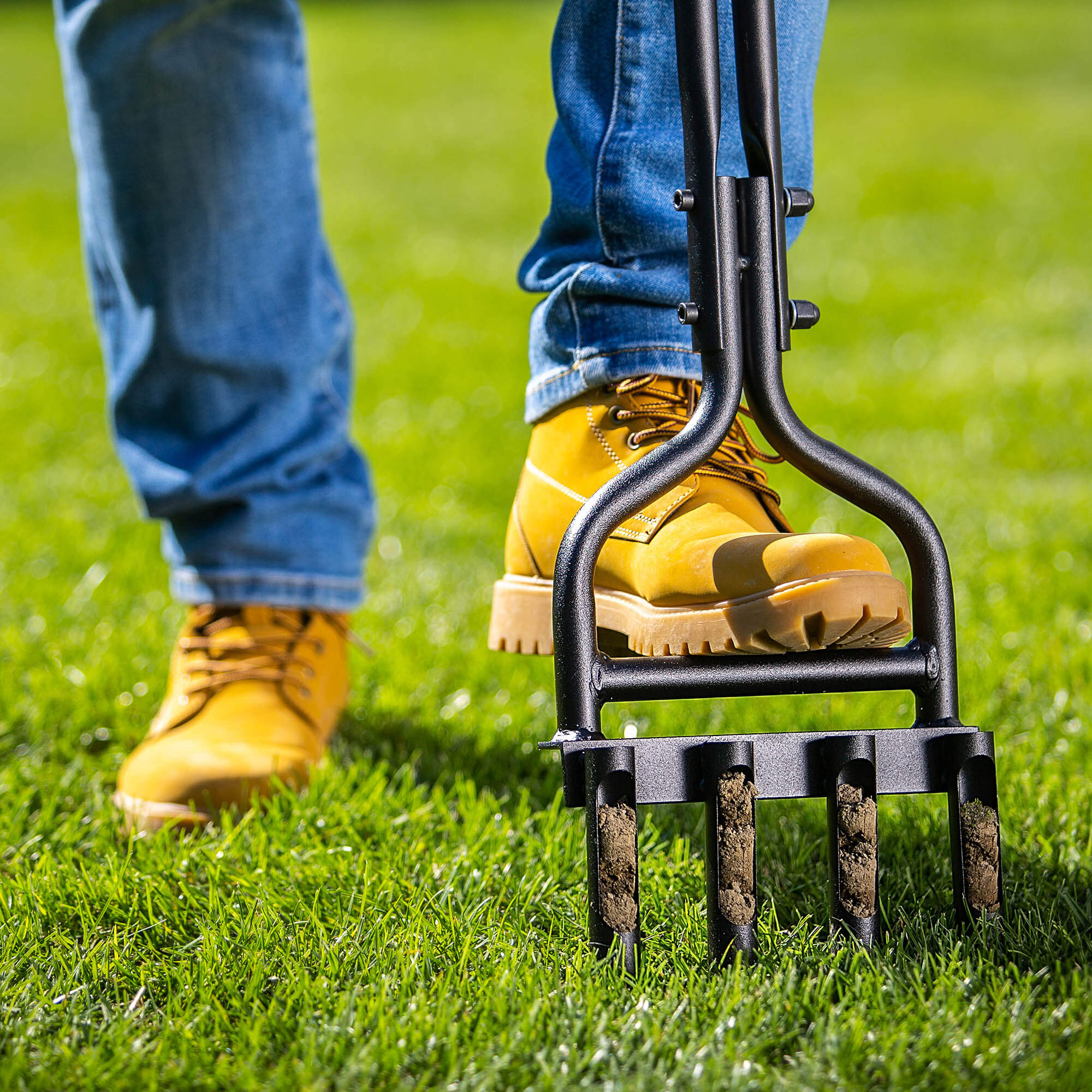 Aerator ogrodowy rurkowy ręczny Arden 92 x 20 cm czarny