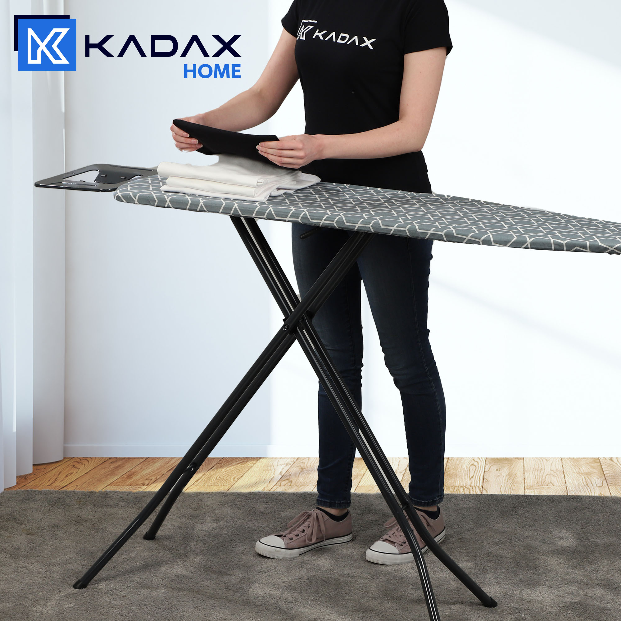 Deska do prasowania Piza 122 x 30 cm, szara