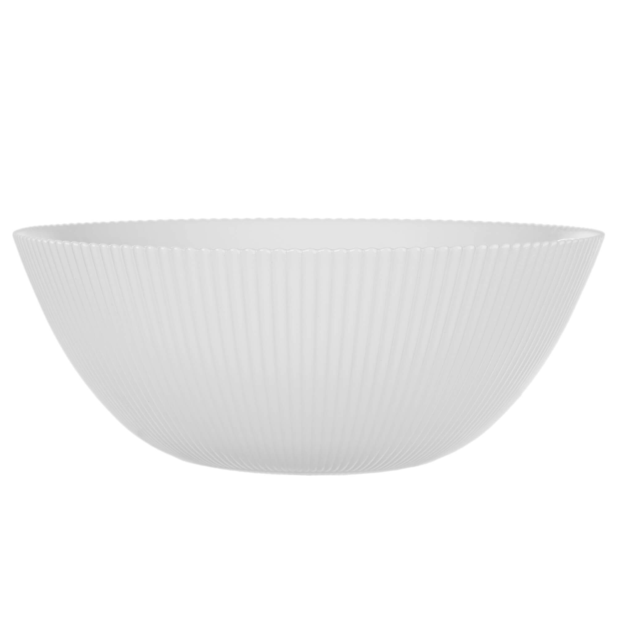 Salaterka szklana Regno 20.3 cm biała 1 szt.