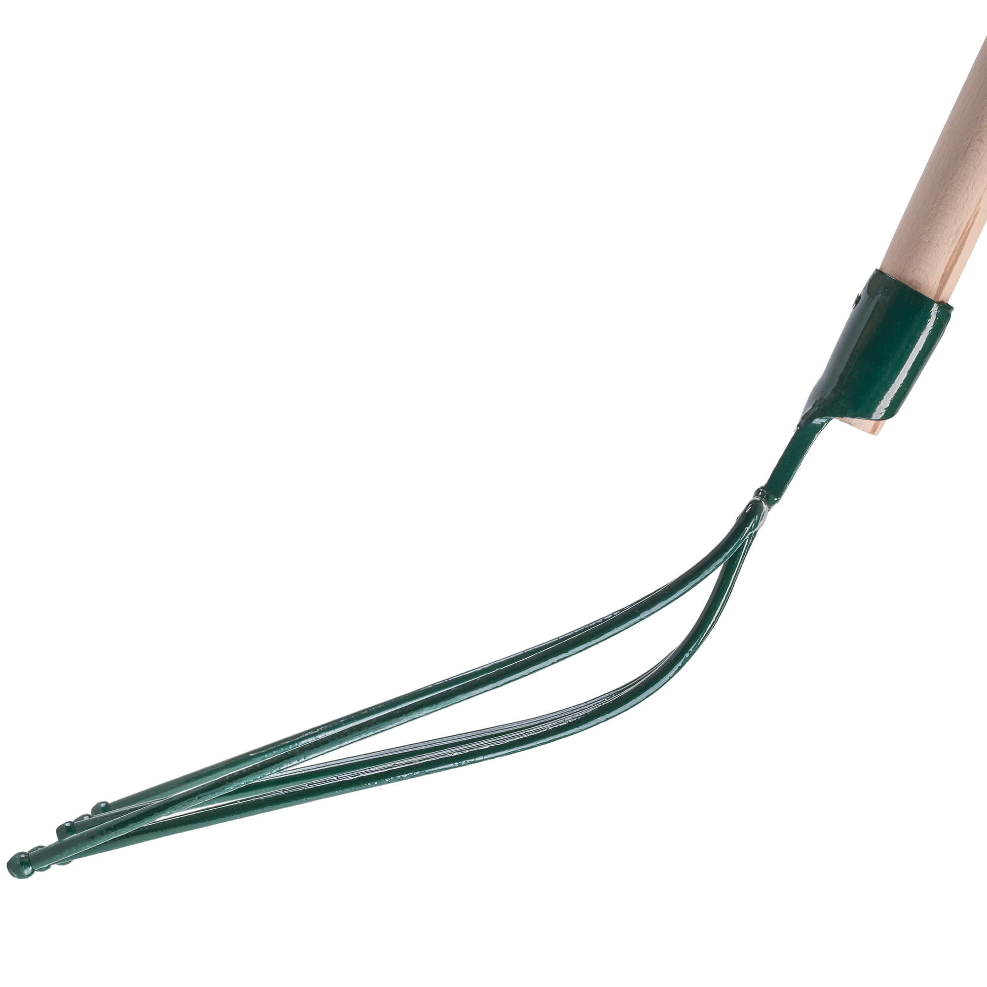 Widły metalowe 6 zębów 140 cm, zielone