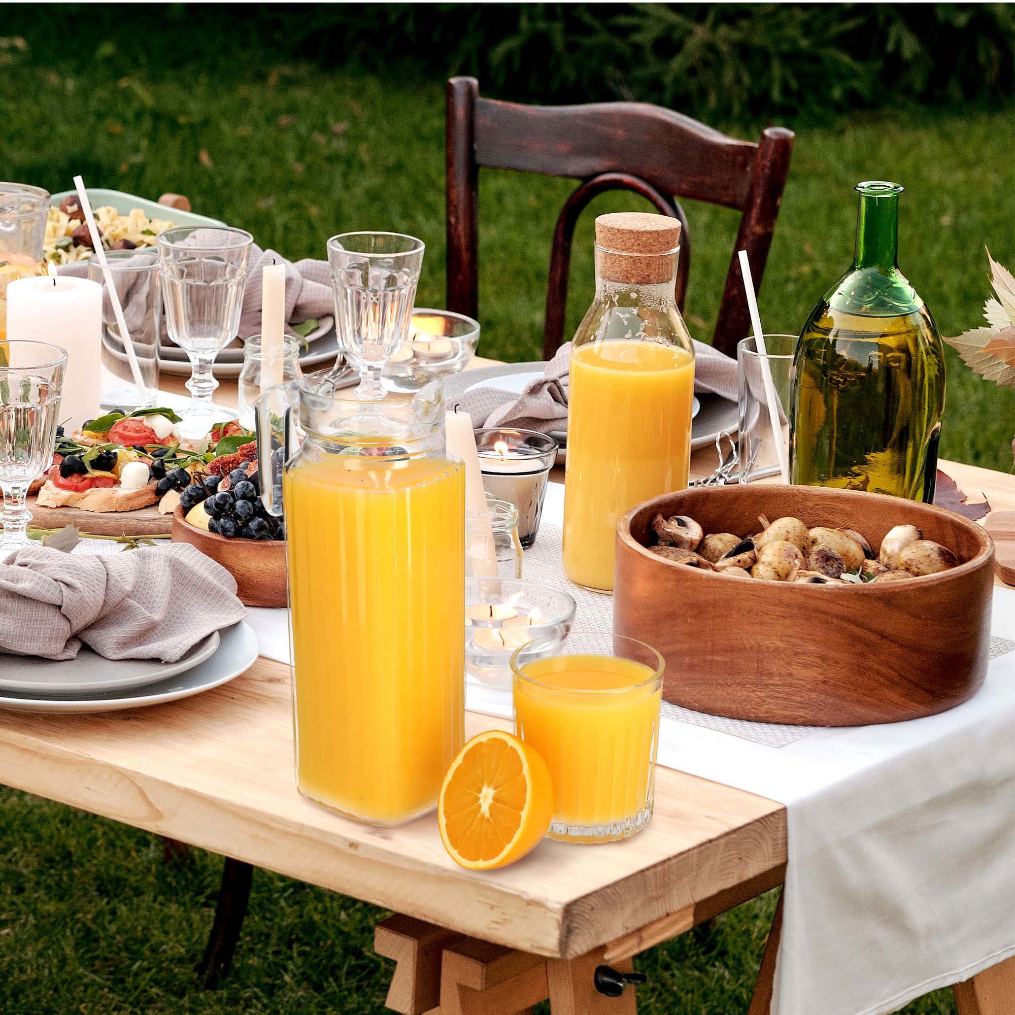 Szklanki Blera 175 ml 6 szt + dzbanek Bargano 1,1L