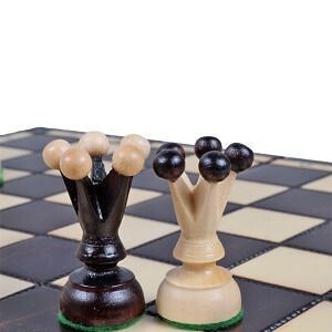 Szachy drewniane 30 x 30 cm