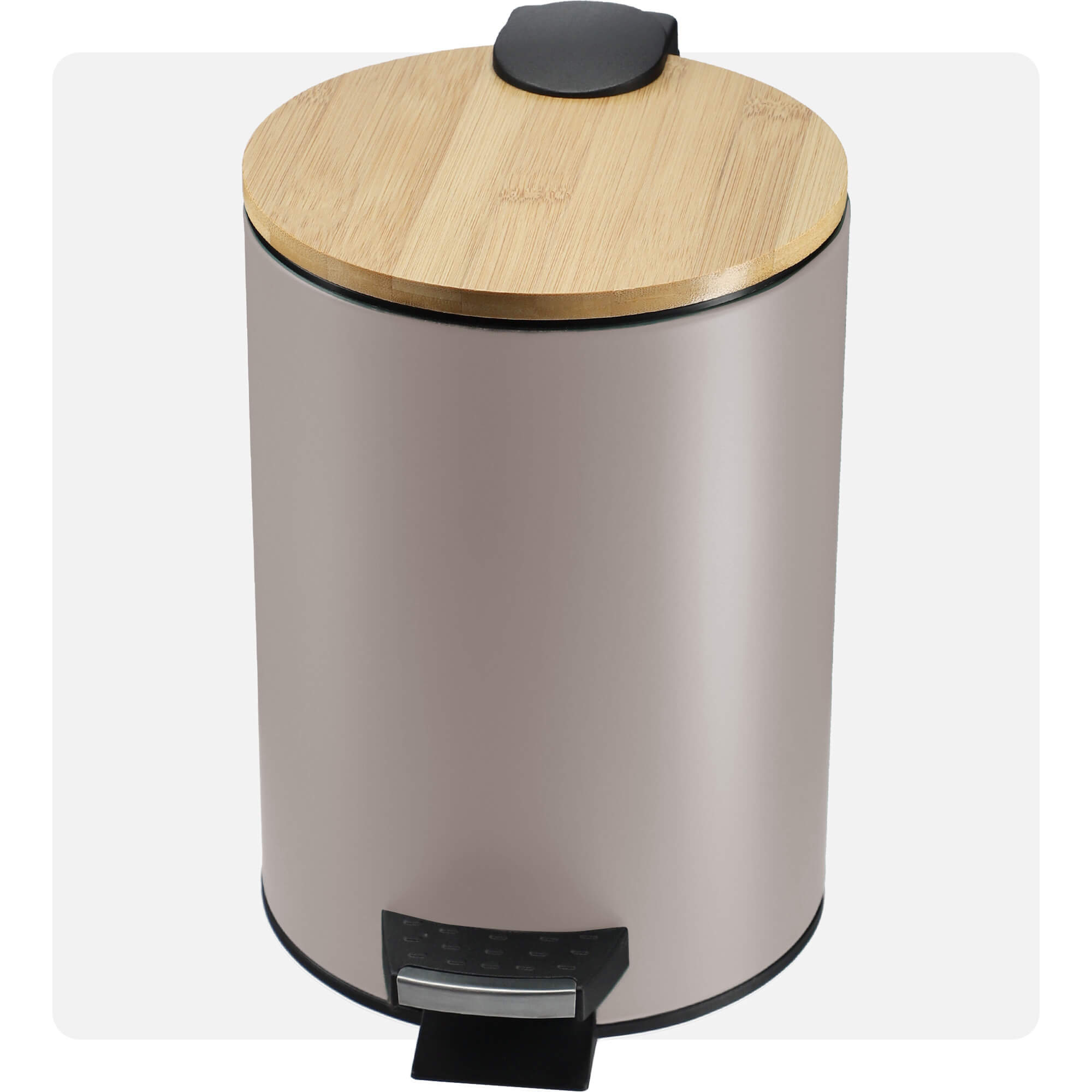 Kosz łazienkowy Linter beżowy, 3L