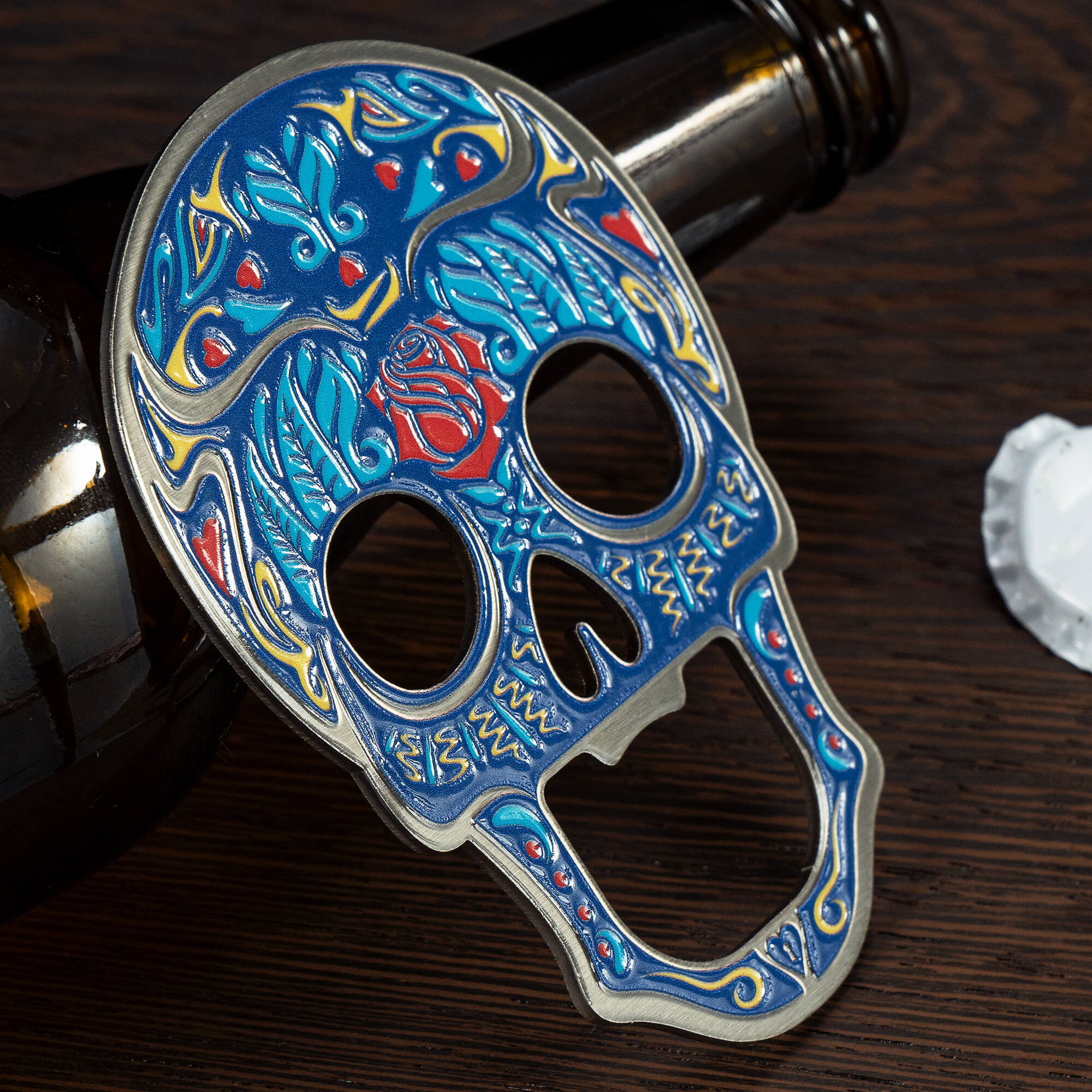 Otwieracz do butelek Mezel niebieski