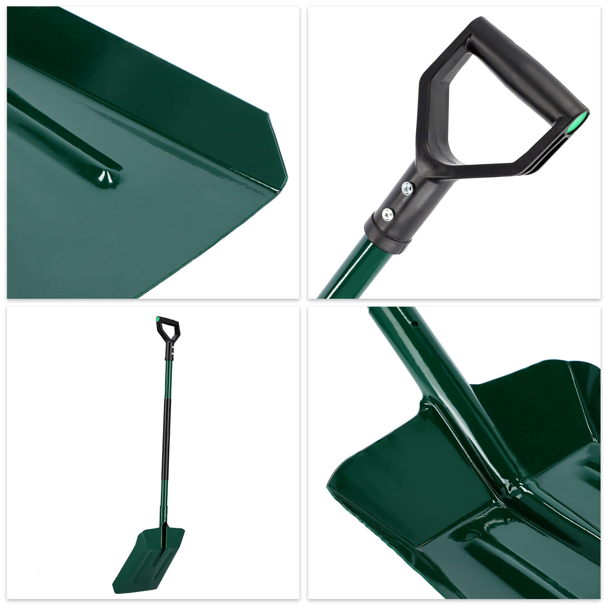 Łopata do węgla 130 x 29 cm, zielona