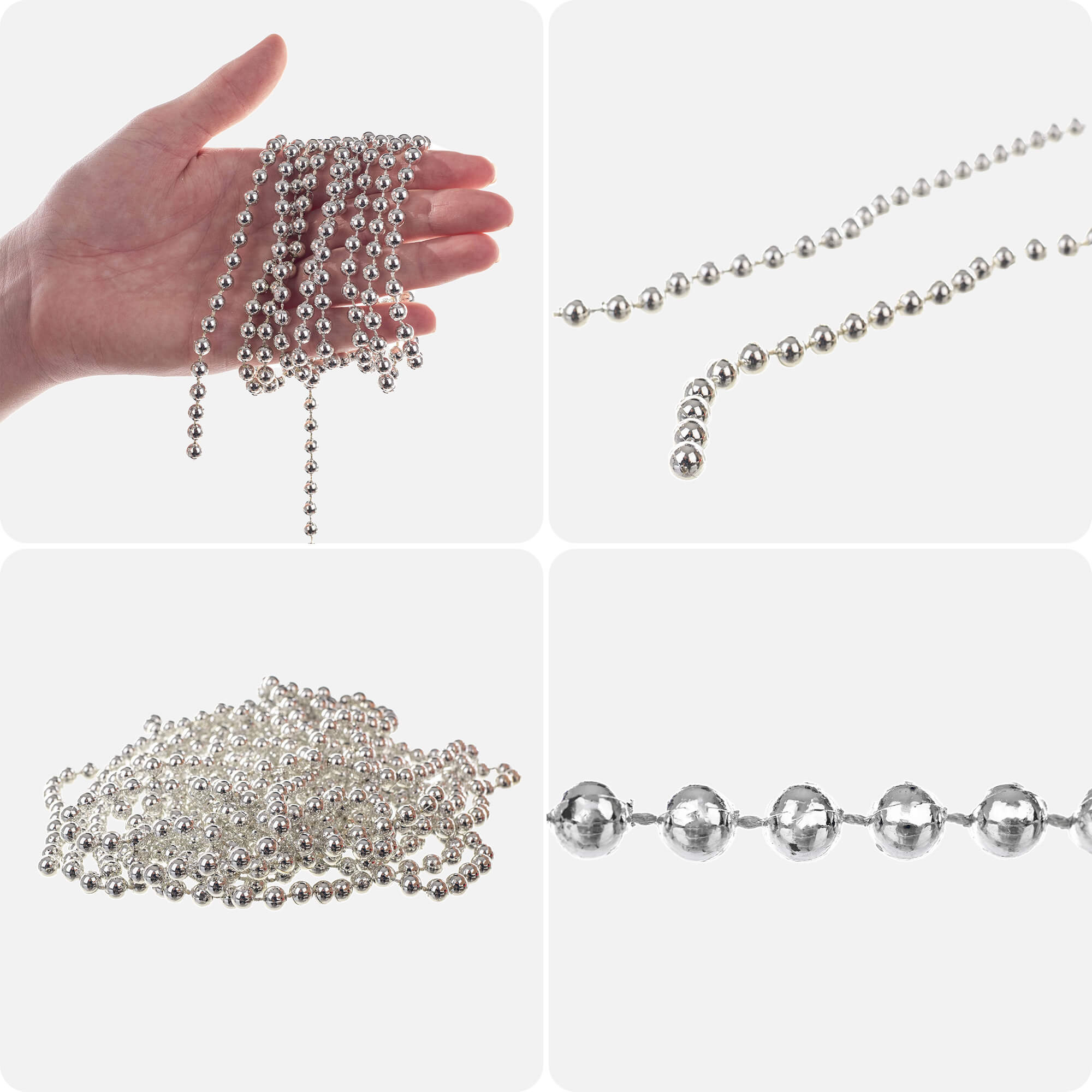 Girlanda świąteczna Meys 5m srebrna