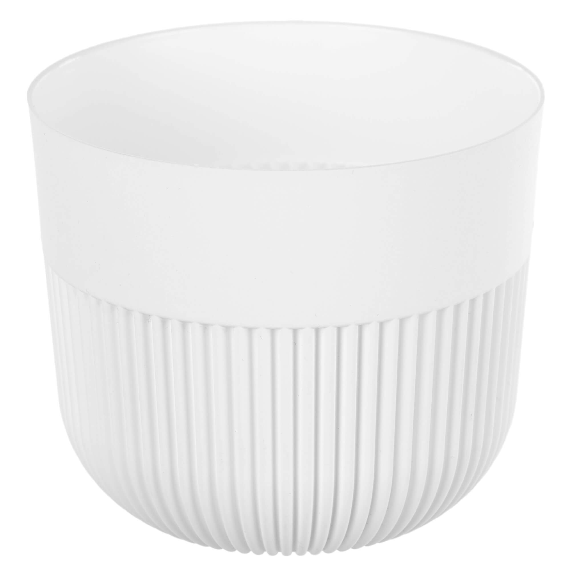 Doniczka osłonka Ornon 19 cm biała