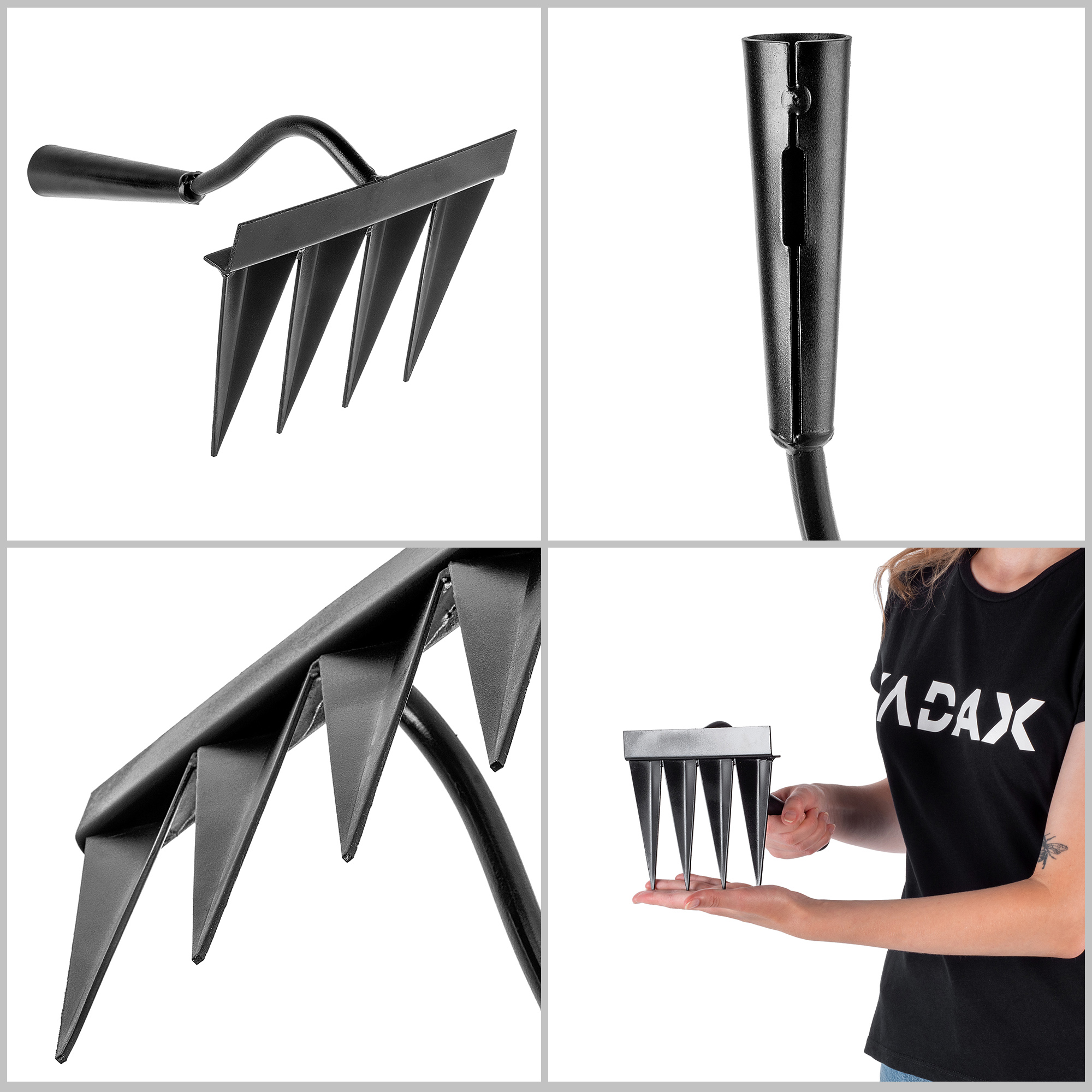 Motyczka do pielenia Fontelo 4-zębna bez trzonka