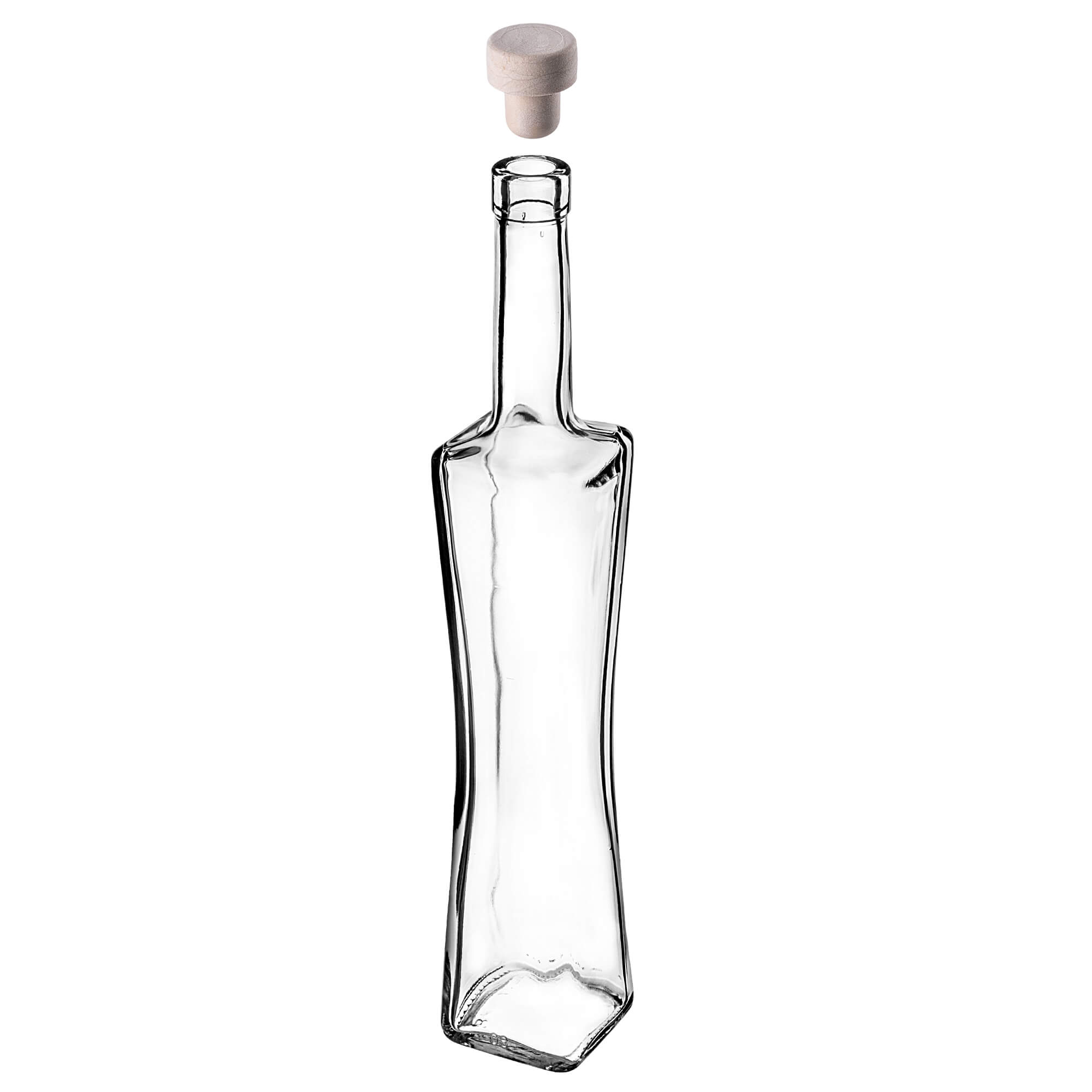Butelka Quadra 500ml z korkiem syntetycznym 50 szt.