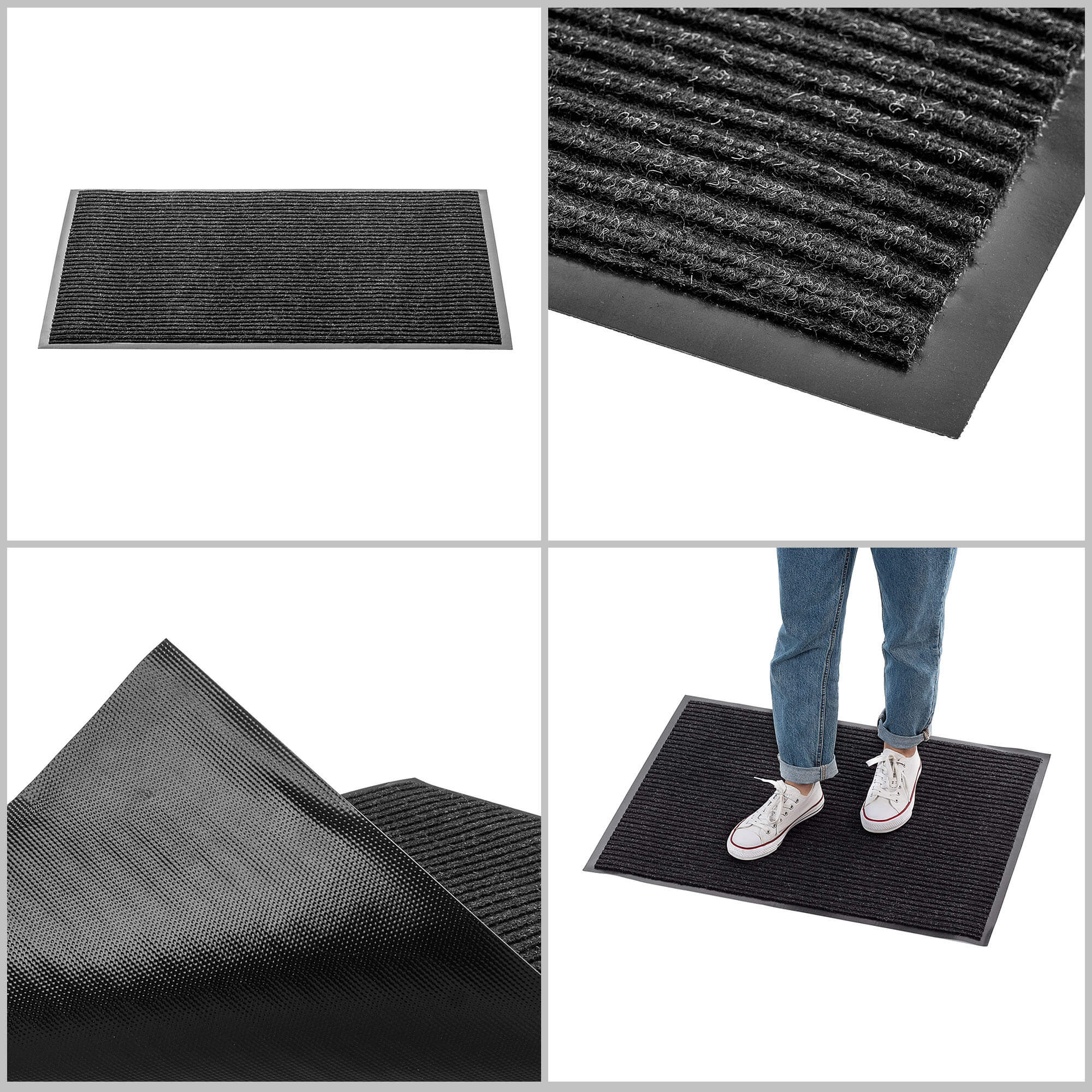 Wycieraczka pod drzwi Corre 60x80cm, antracyt