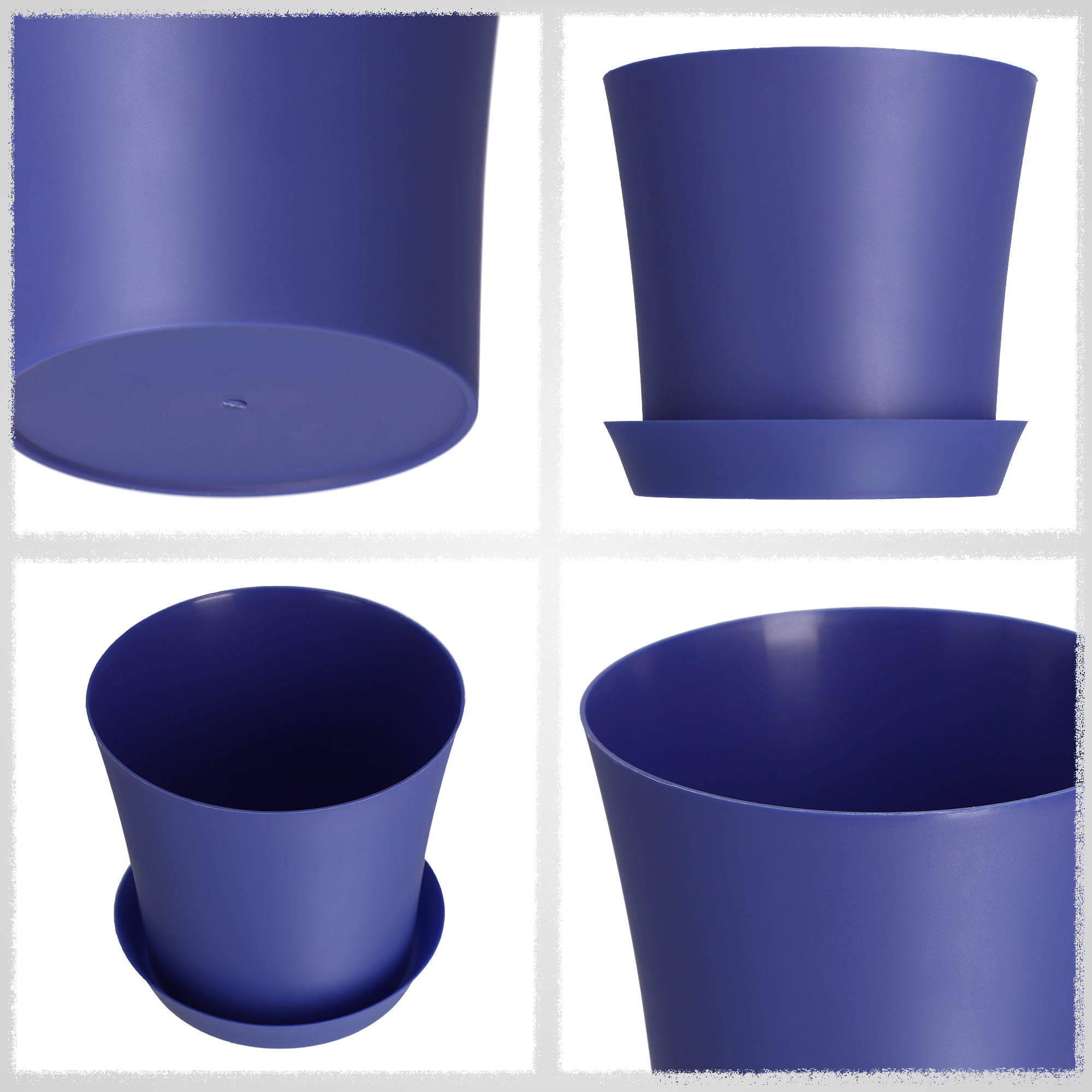 Doniczka na kwiaty Ersa 14 cm, fioletowa