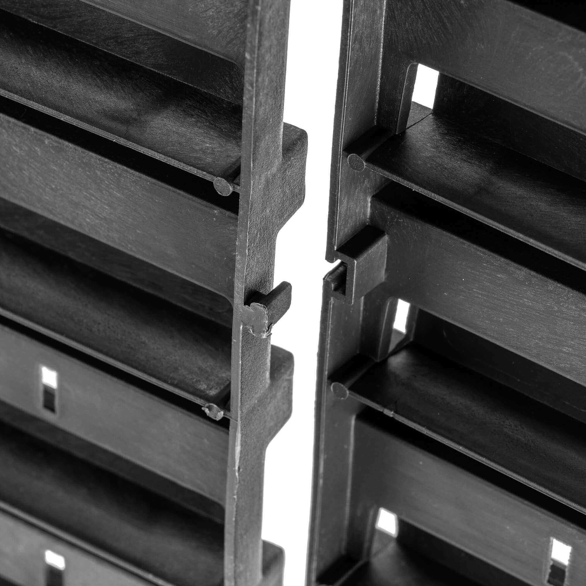 Tablica warsztatowa Lokke 121 elementów 174 x 78 cm, czerwona