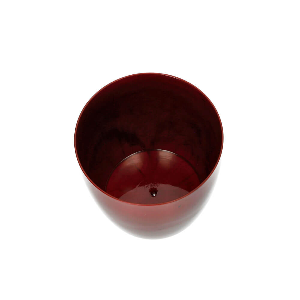 Doniczka na kwiaty Agen 18 cm, czerwony marmur
