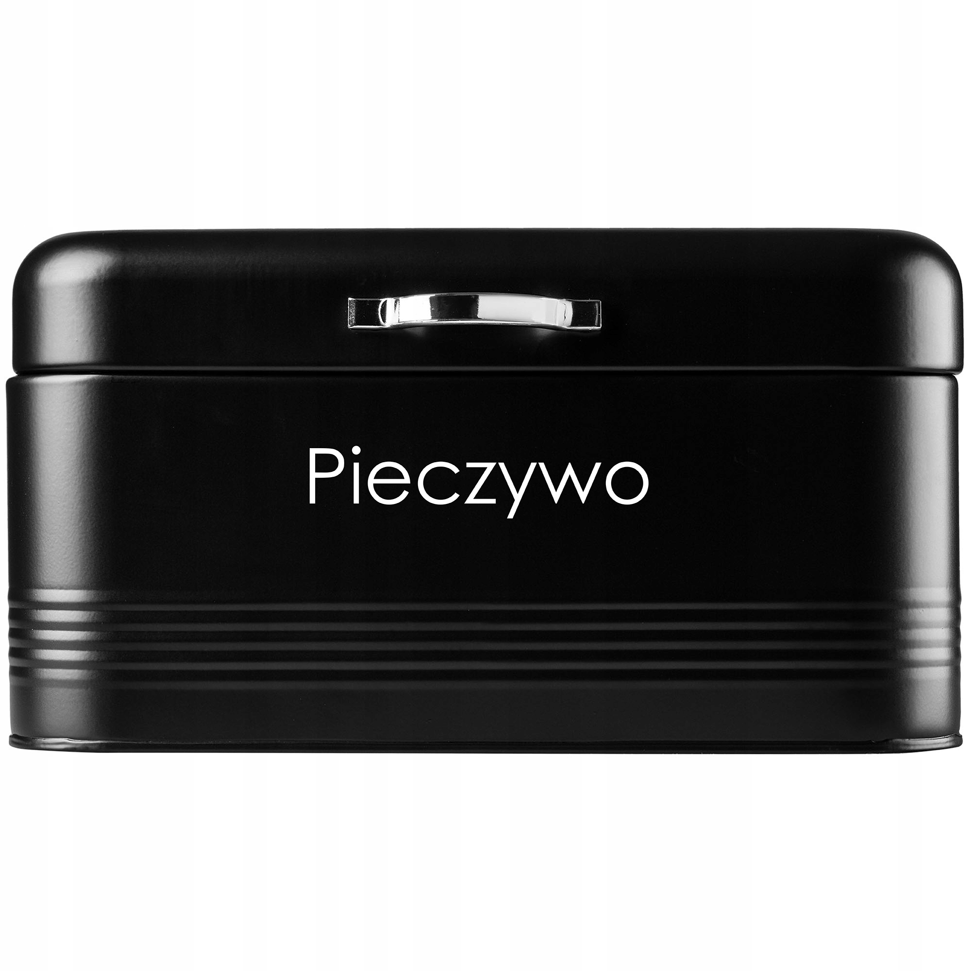 Zestaw pojemników Tufo na chleb, kawę, herbatę i cukier, czarny