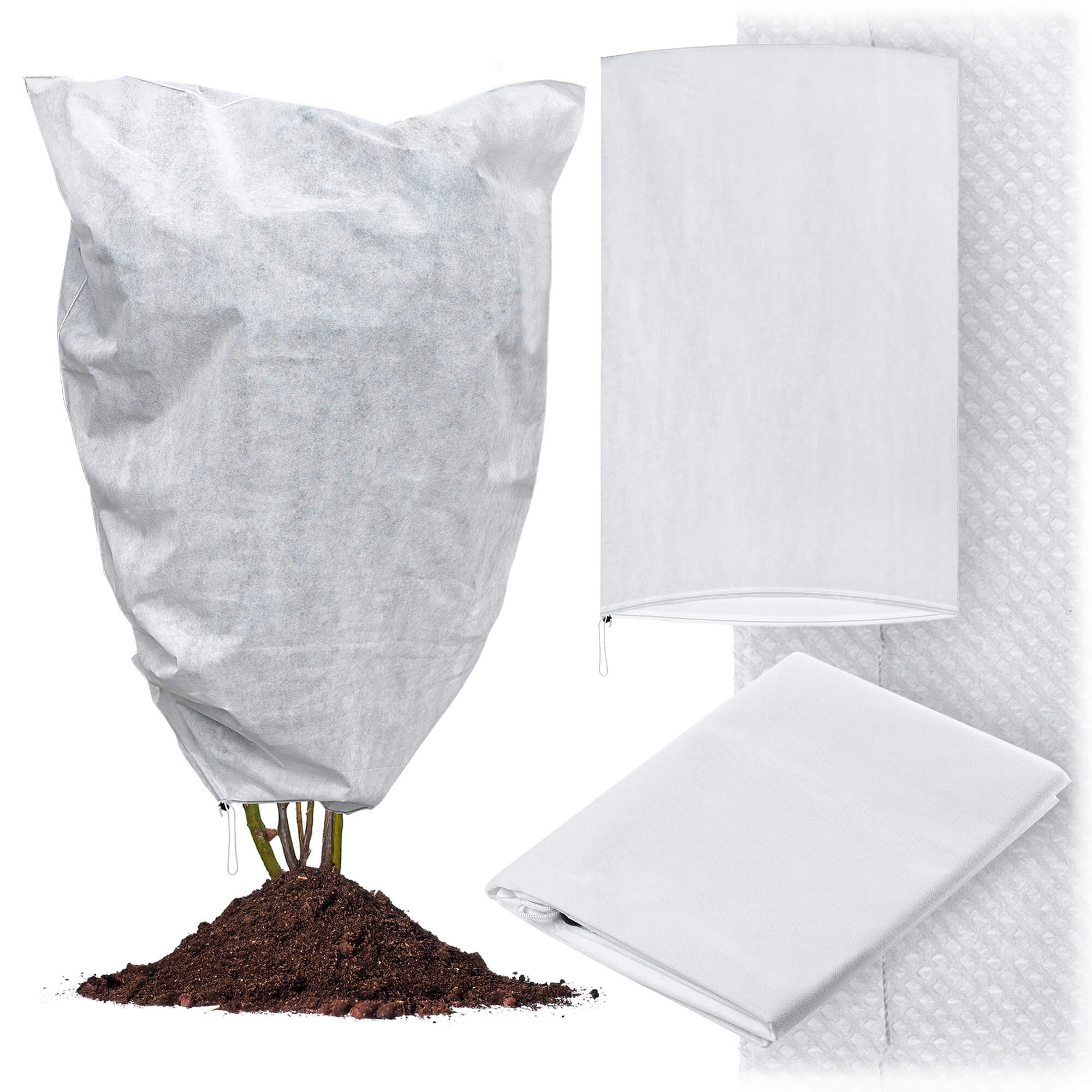 Torba ochronna na rośliny Vatan 1.2 x 1.8 m 50 g/m² biały 1 szt.