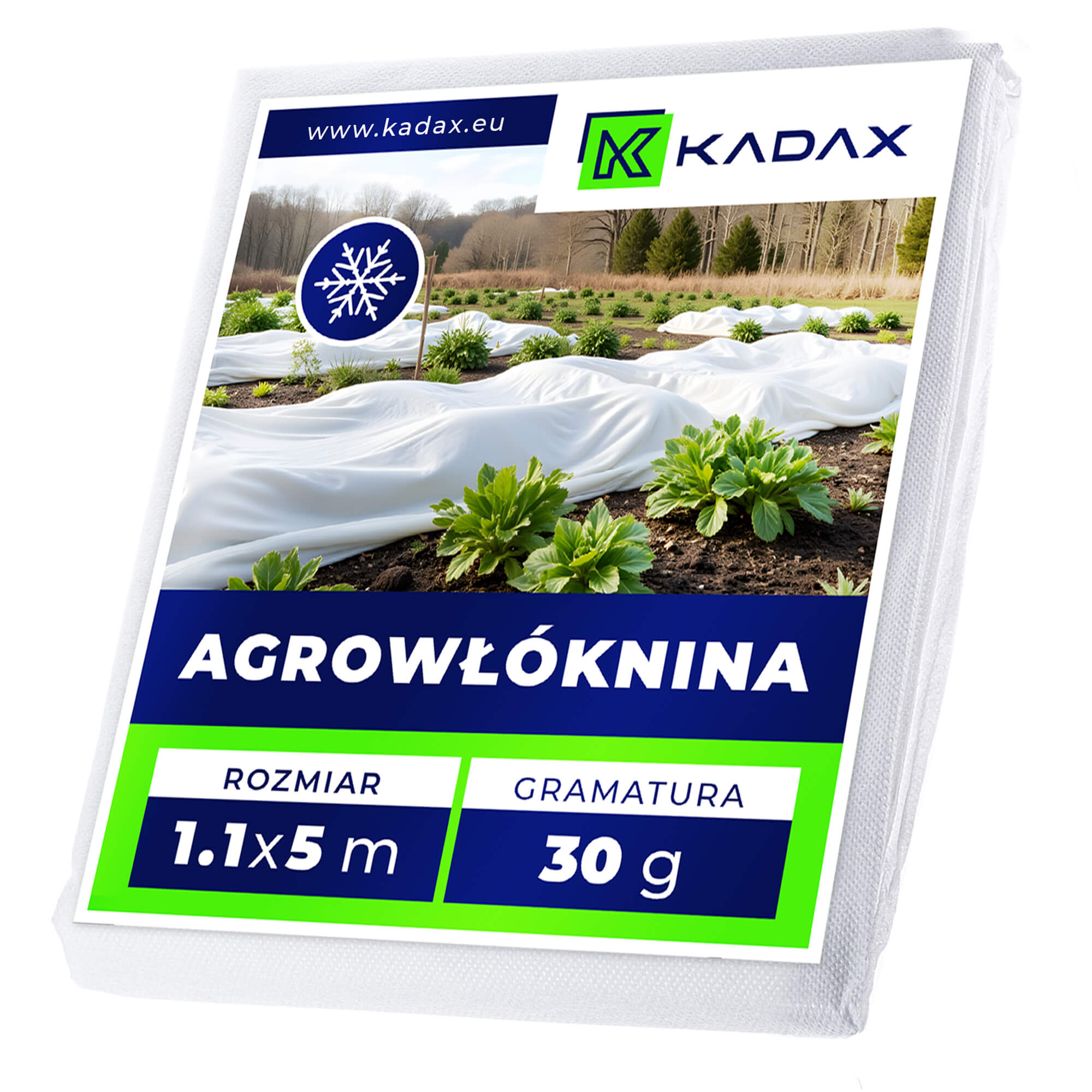 Agrowłóknina ogrodowa Cravant zimowa 1.1 x 5 m 30 g/m² biała