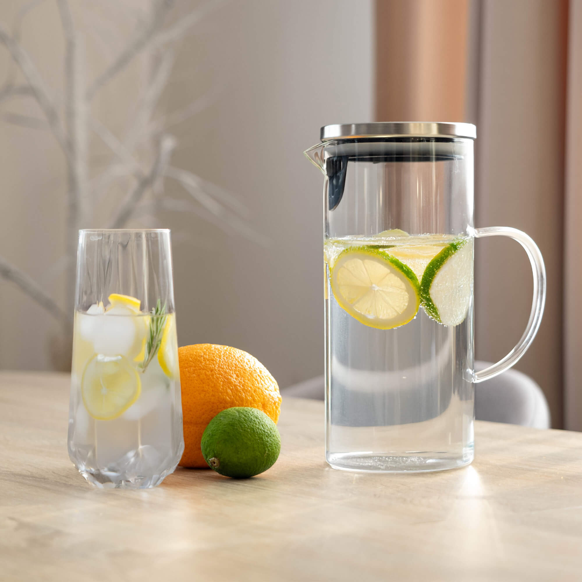 Dzbanek żaroodporny z sitkiem Gova 1.4L