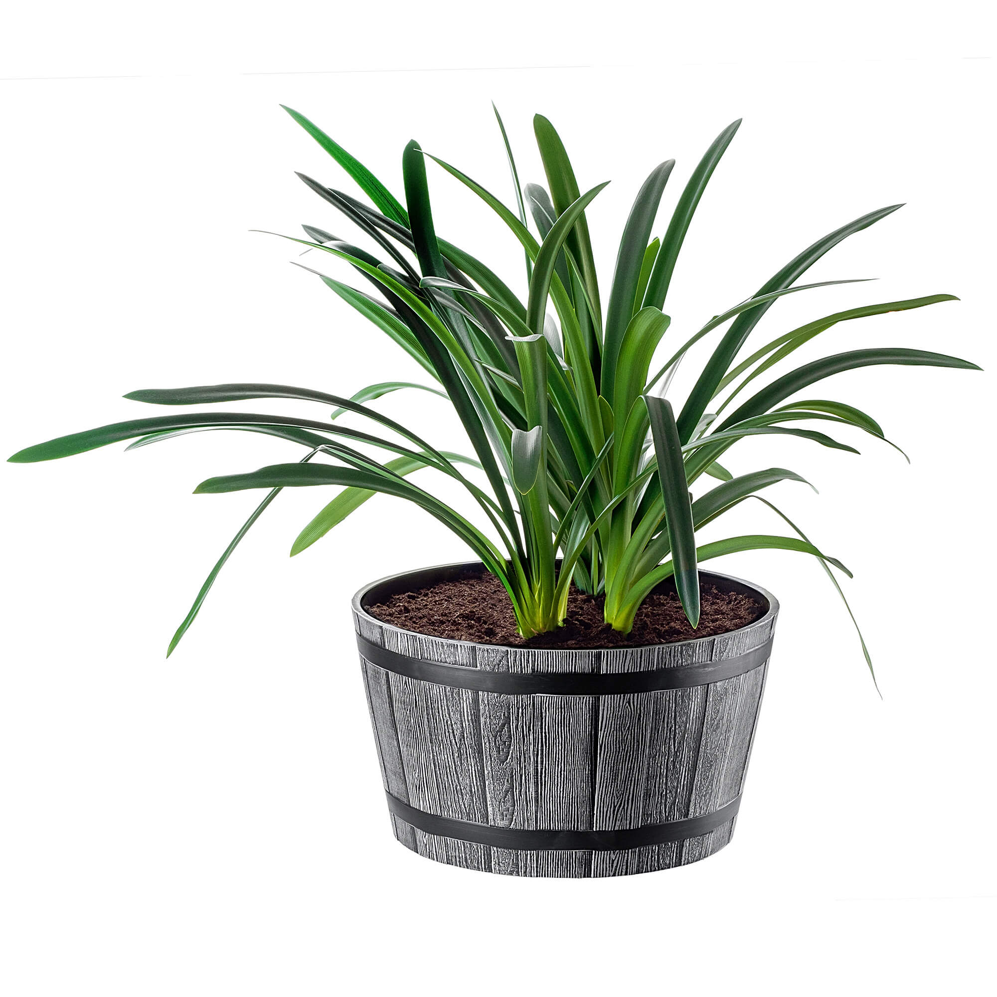 Donica na kwiaty Sori 50 cm jasny szary