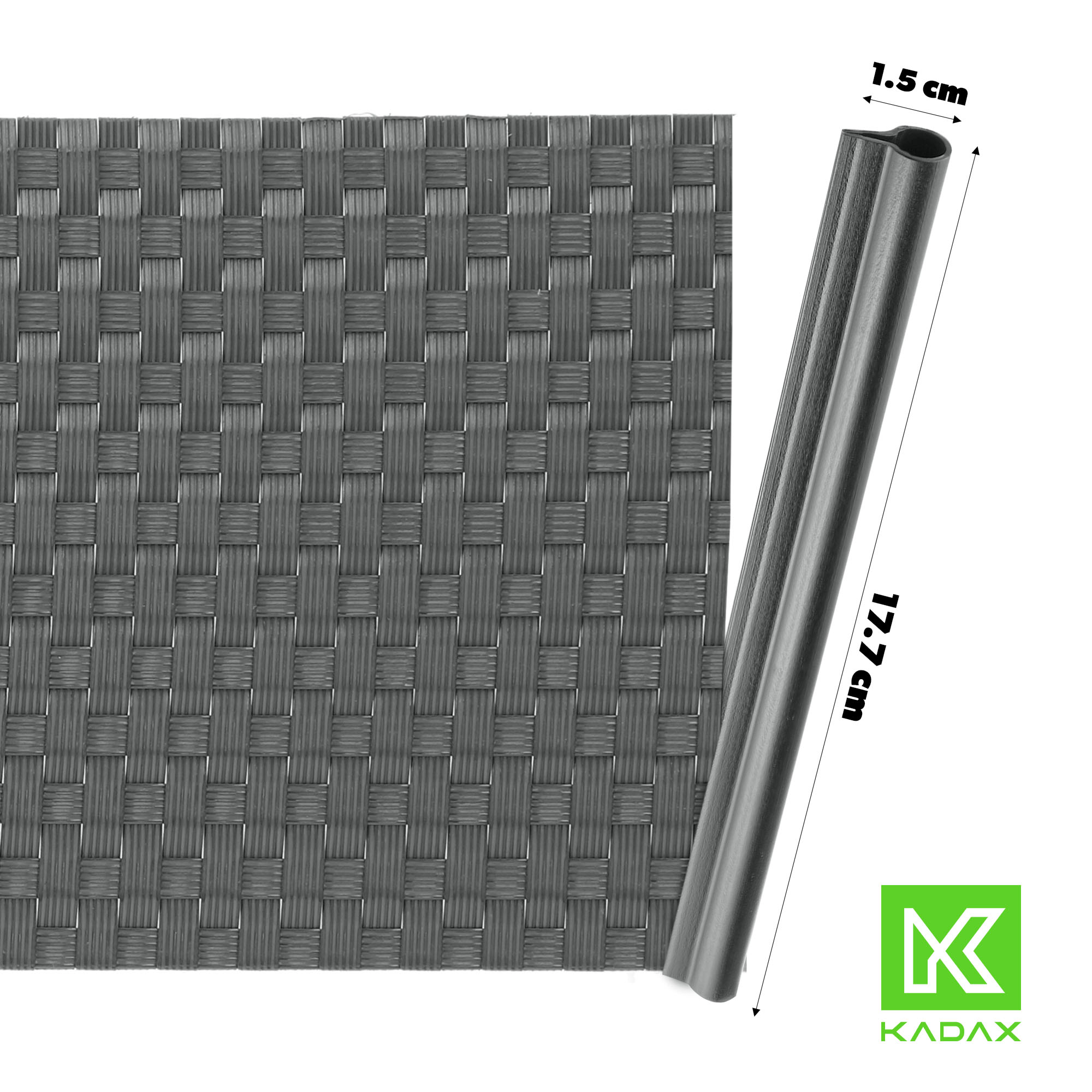Klipsy do taśmy ogrodzeniowej stalowy 1 x 17 cm 2 szt.