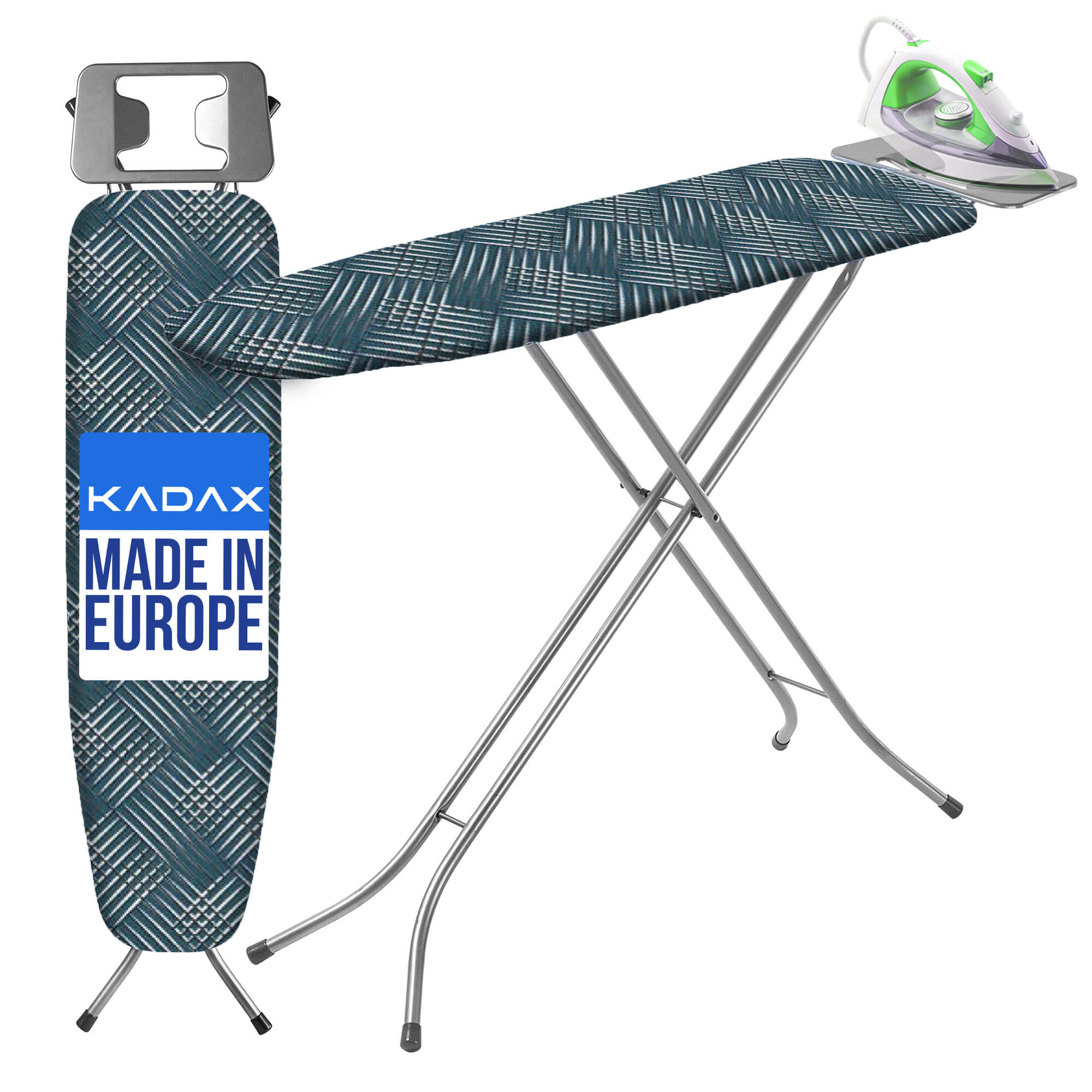 Deska do prasowania Fiorana 110x30cm granatowa