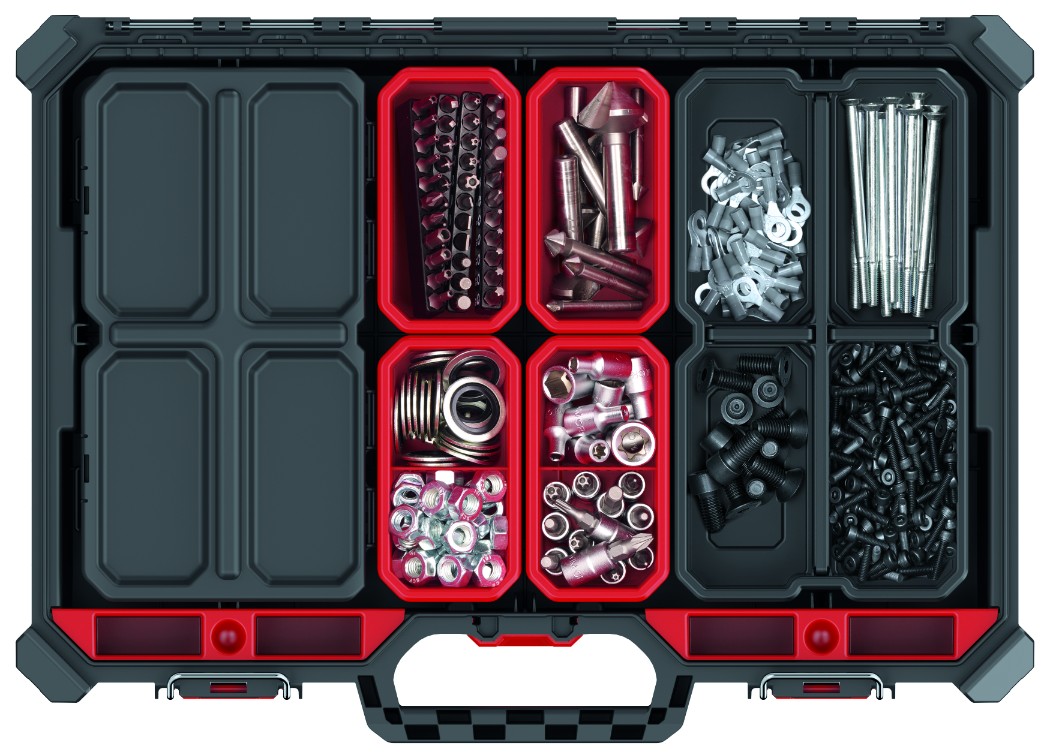 KISTENBERG Organizer narzędziowy MSX 55 B niski - KMX55408B - czarny