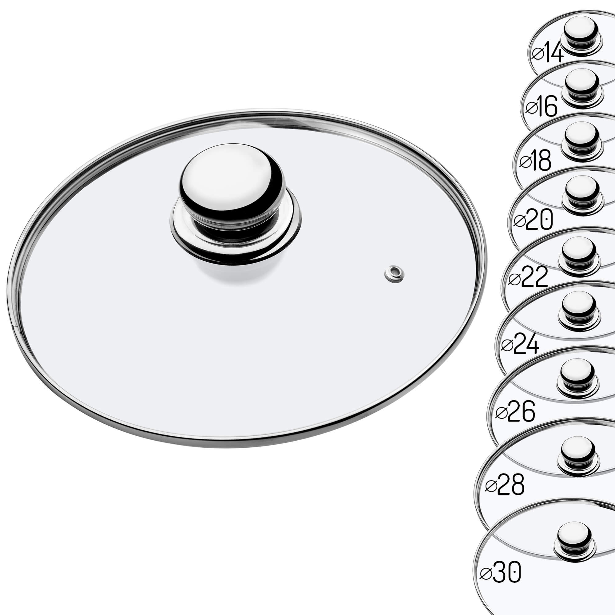Pokrywa żaroodporna Finsta z metalowym uchwytem, 20 cm