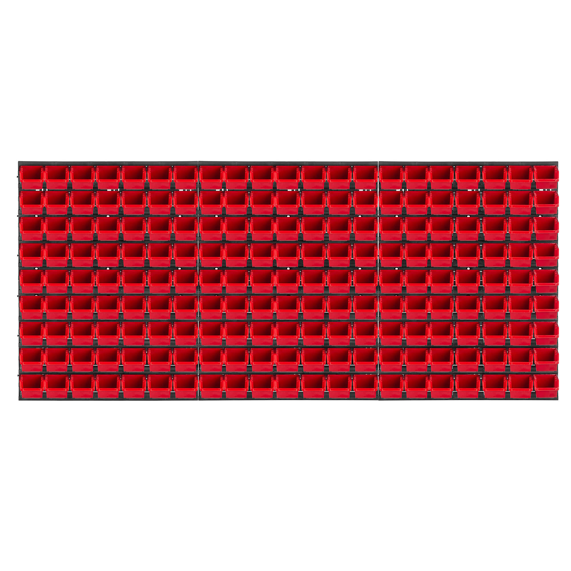 Tablica warsztatowa Lokke 189 elementów 174 x 78 cm, czerwona