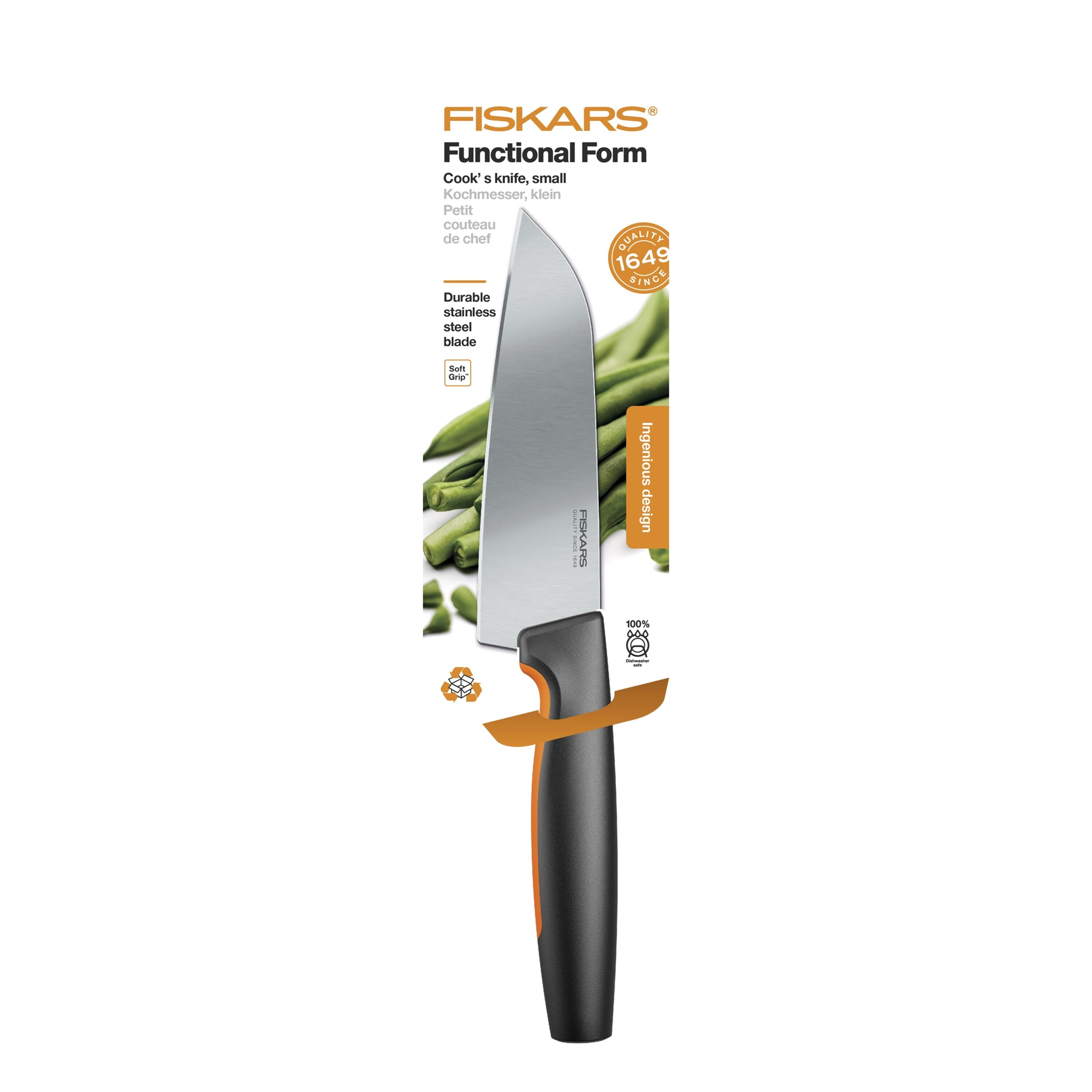 Fiskars 1057541 FF Nóż szefa kuchni mały 12 cm