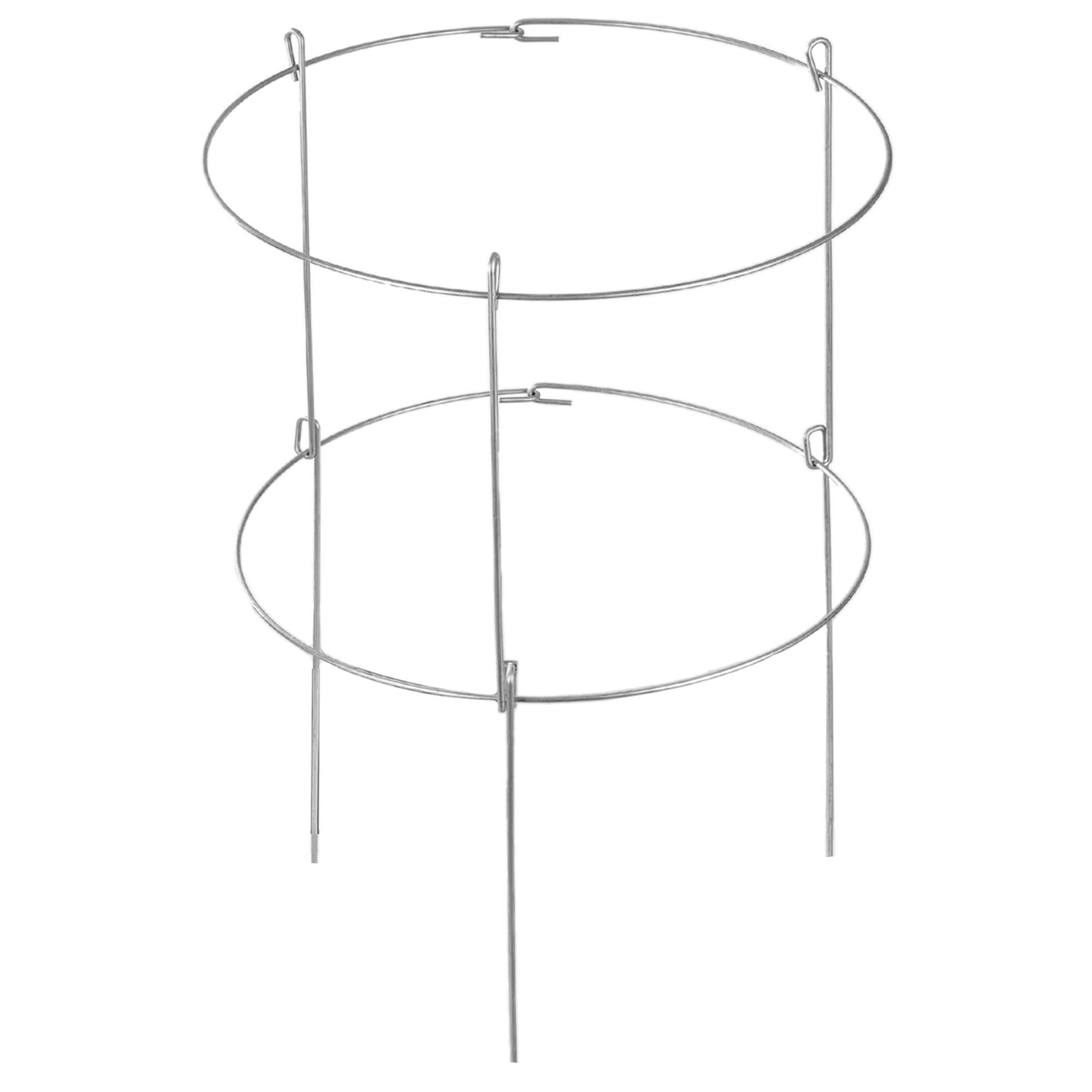Obejma do roślin stalowa 60 x 36 cm, czarna