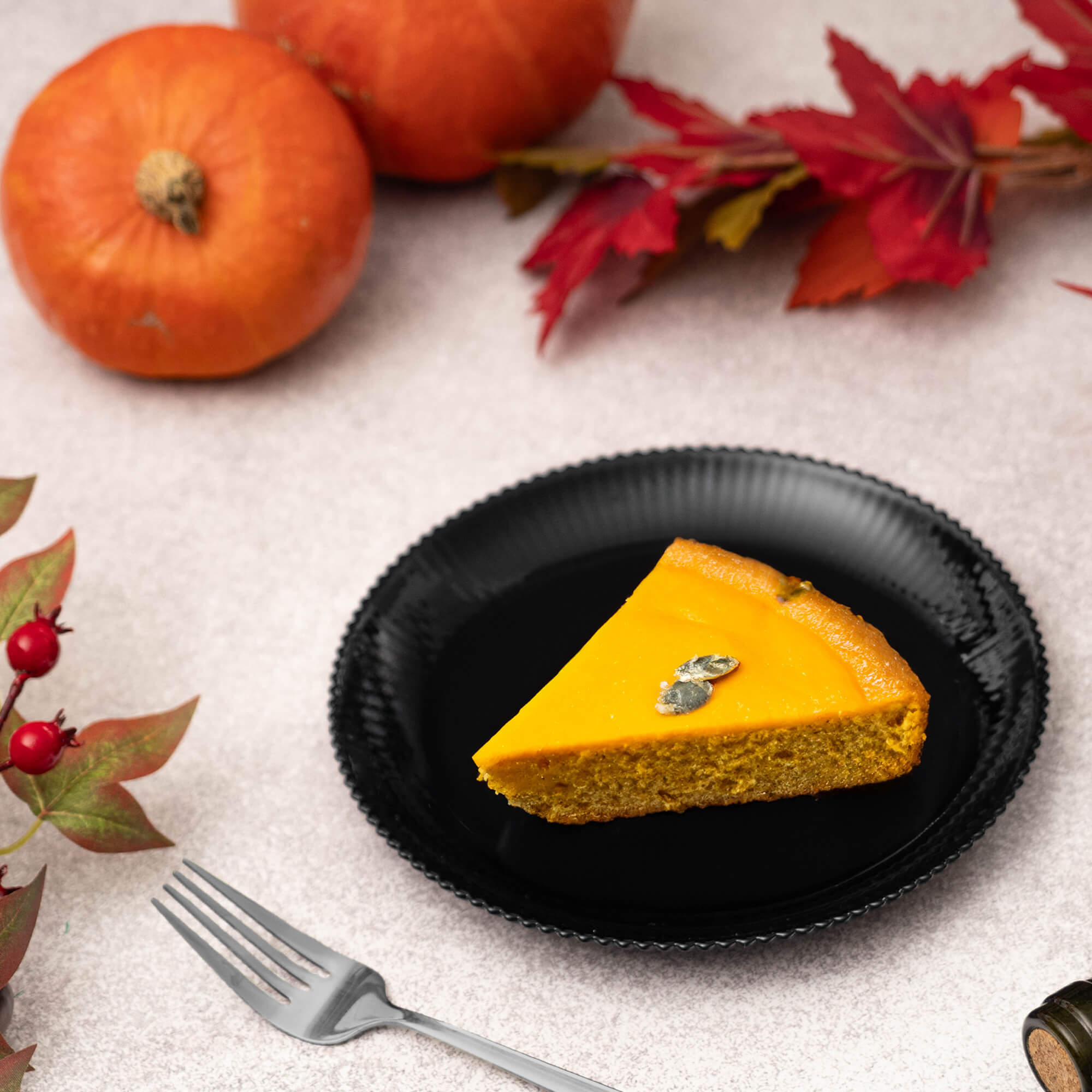 Talerz deserowy Regno 19 cm czarny 1 szt.