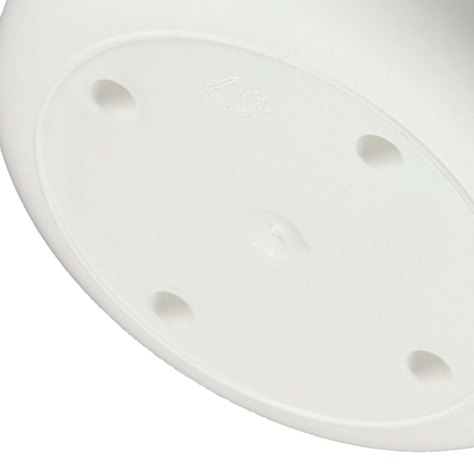 Doniczka Kama z podstawką 17 cm, biała