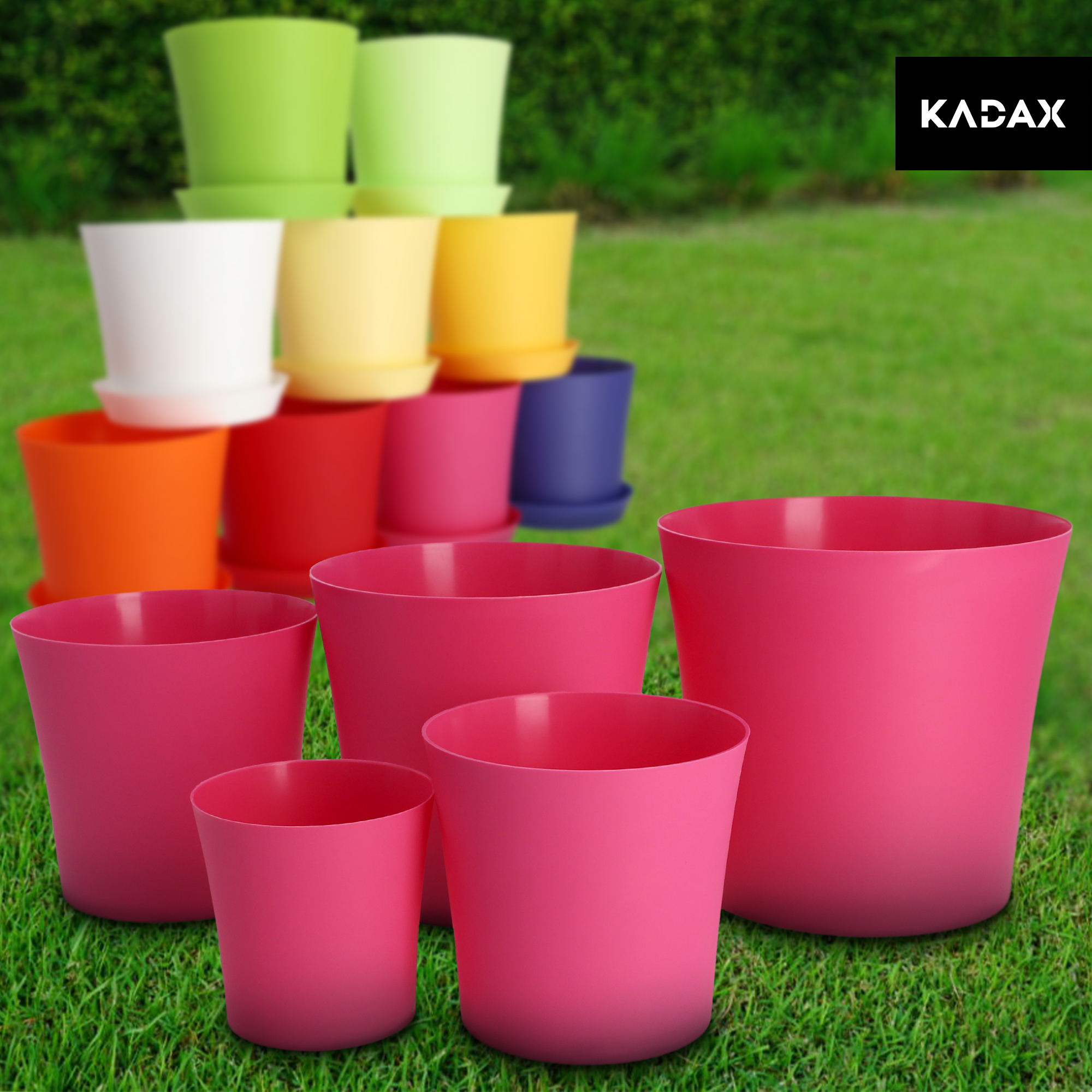 Doniczka na kwiaty Ersa 16 cm, różowa
