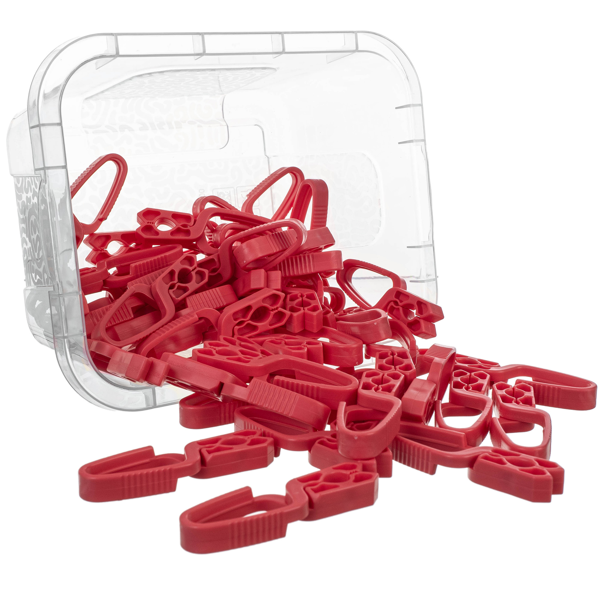 Klamerki na pranie Albet czerwony 50szt+multibox