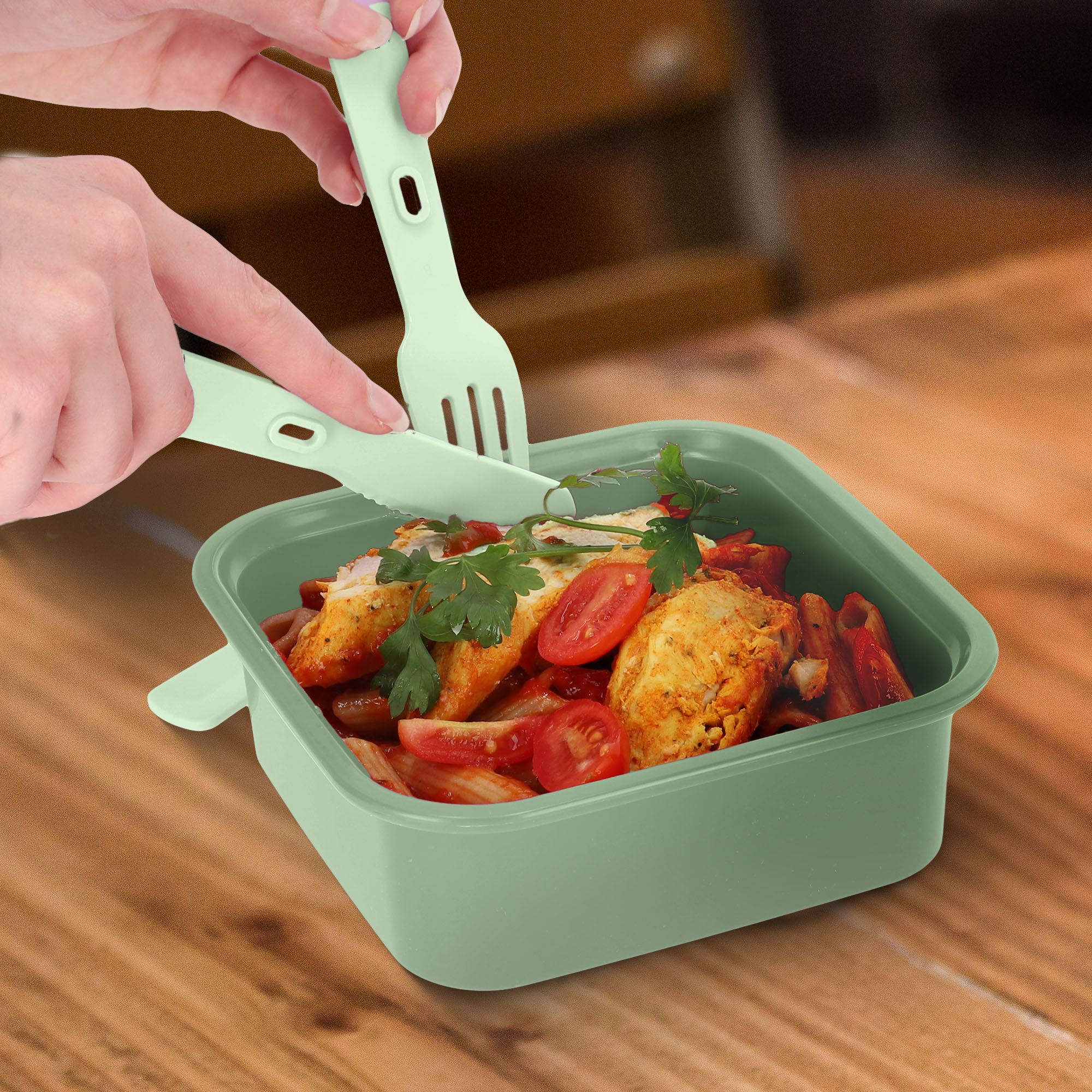 Pojemnik na żywność Curver Smart To Go Eco Line Lunch 0.9L