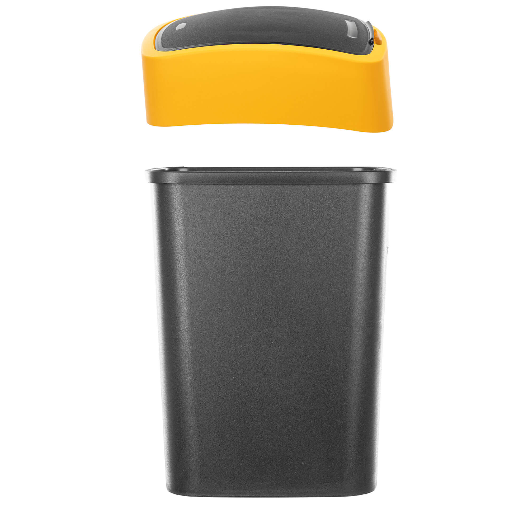 Kosz na śmieci Curver Flip Bin 25L czarno-żółty