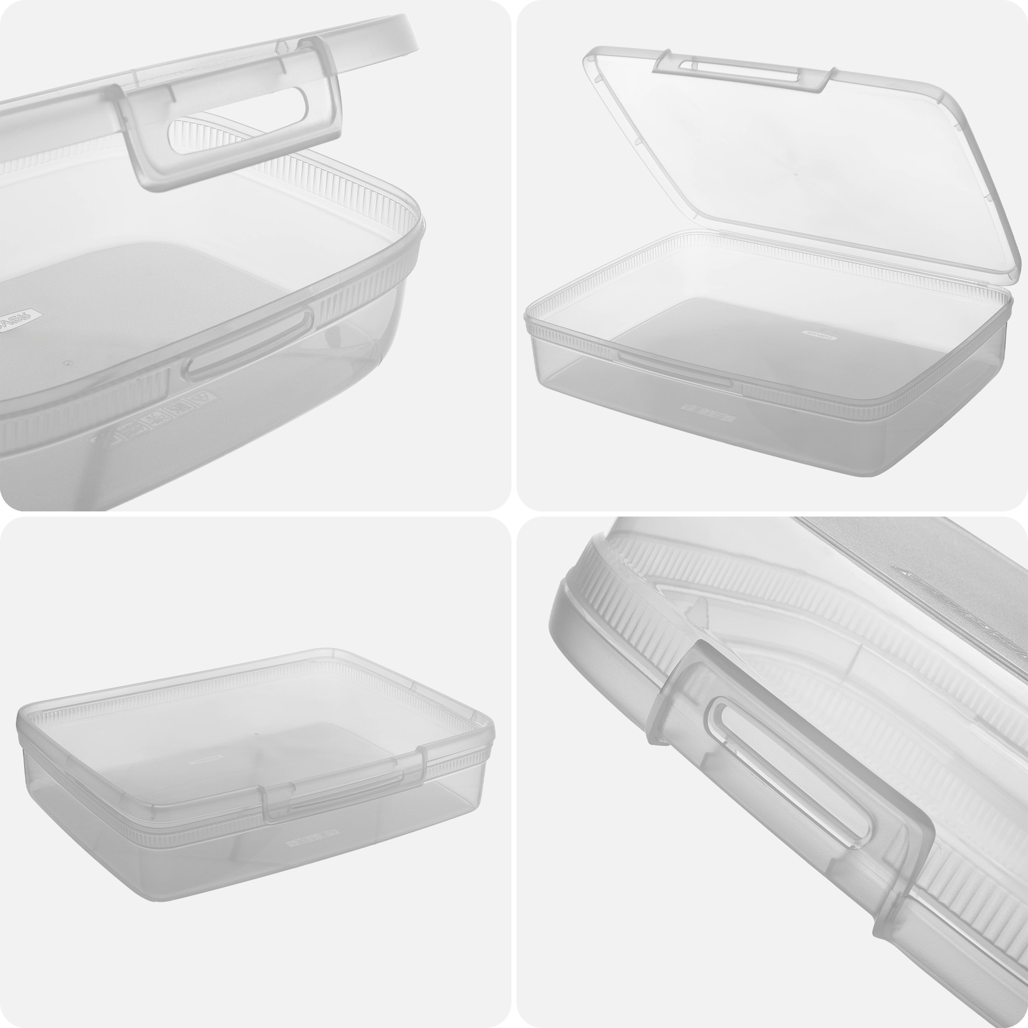 Pojemnik na żywność prostokątny Curver Snap Box 4,4L