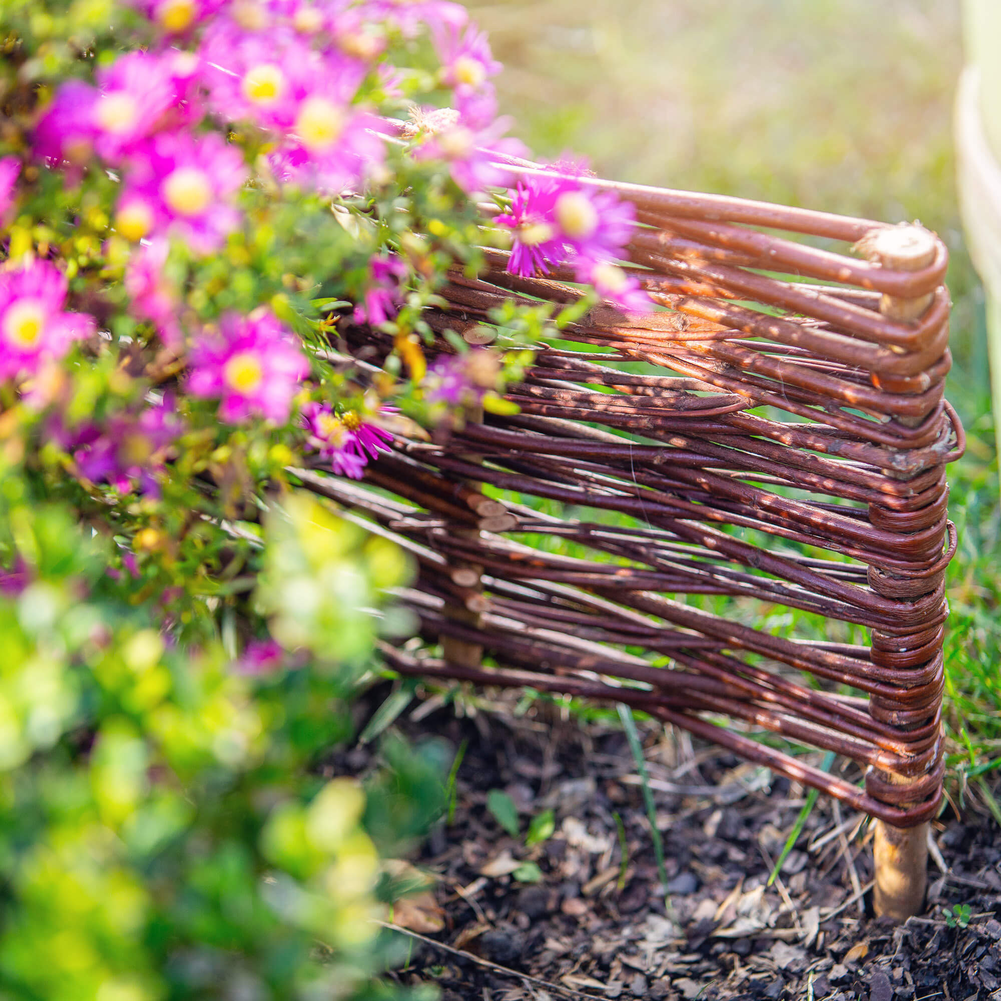 Palisada ogrodowa wiklinowa Hamre 120 x 40 cm, 10 szt.