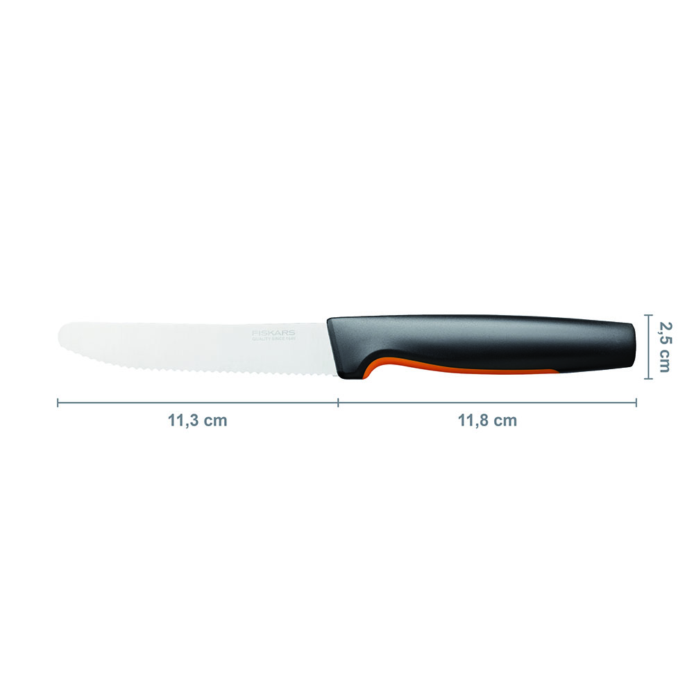 Fiskars 1057543 FF Nóż do pomidorów 11 cm